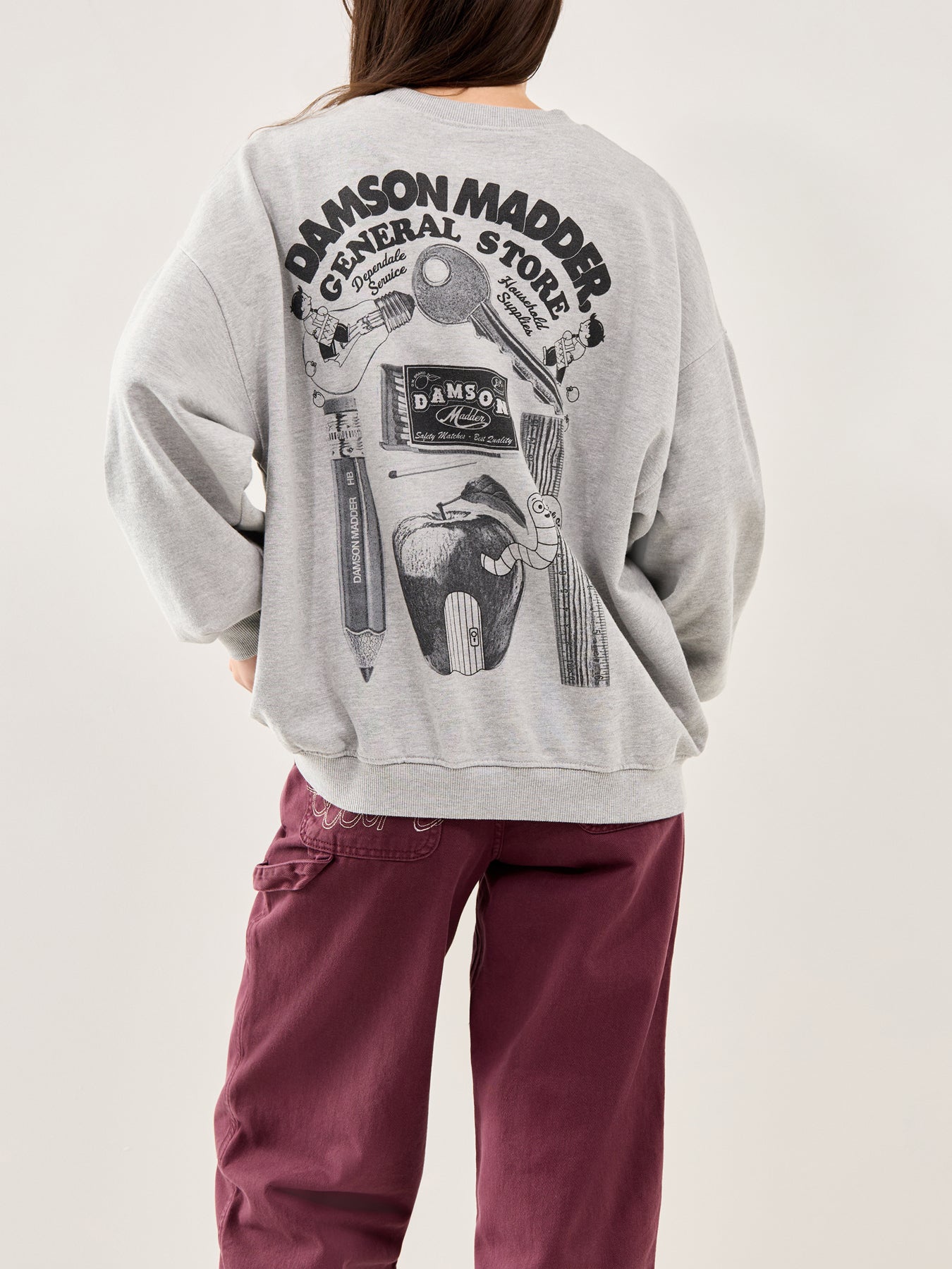 General Store Sweatshirt Grey Marl