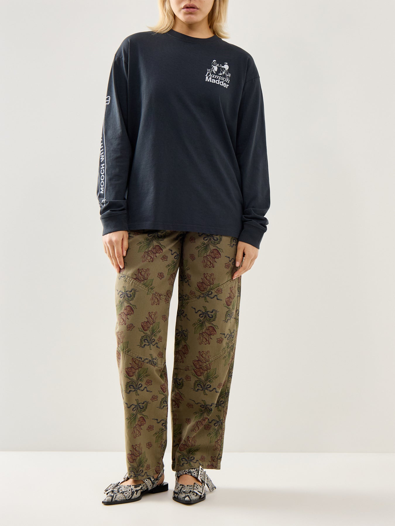 Dog Walker Long Sleeve T-Shirt Black