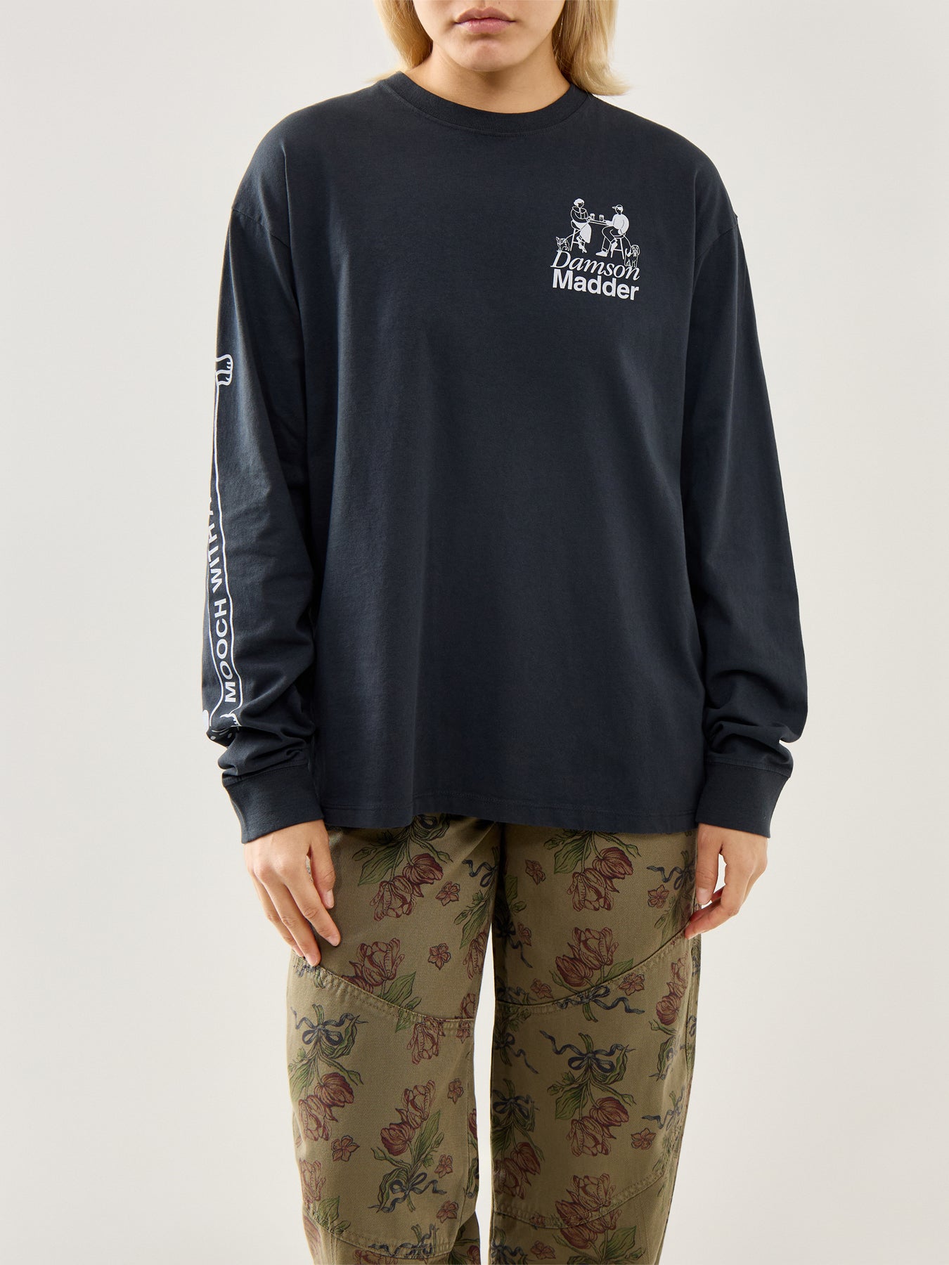 Dog Walker Long Sleeve T-Shirt Black