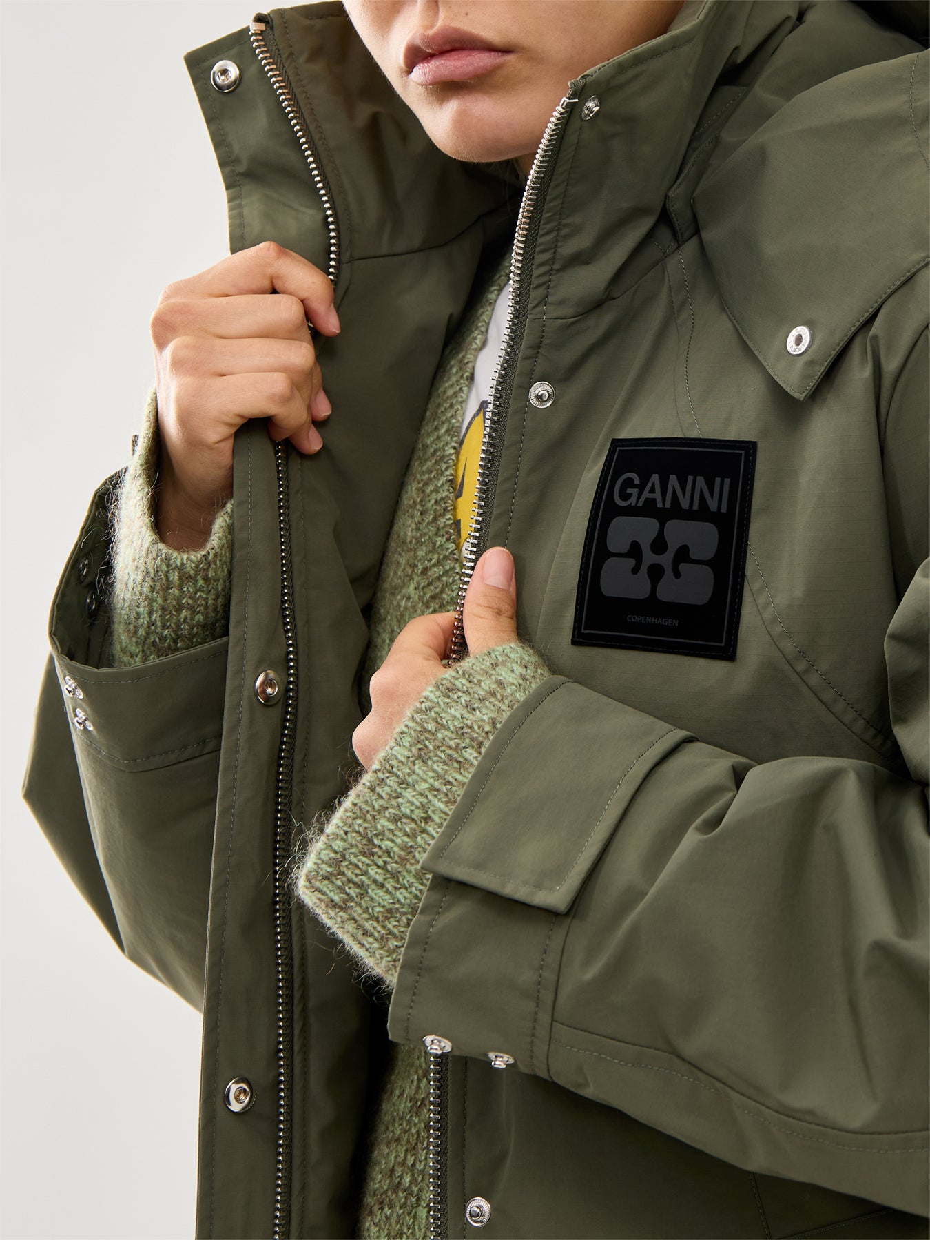 Ripstop Tri-Layer Parka Coat