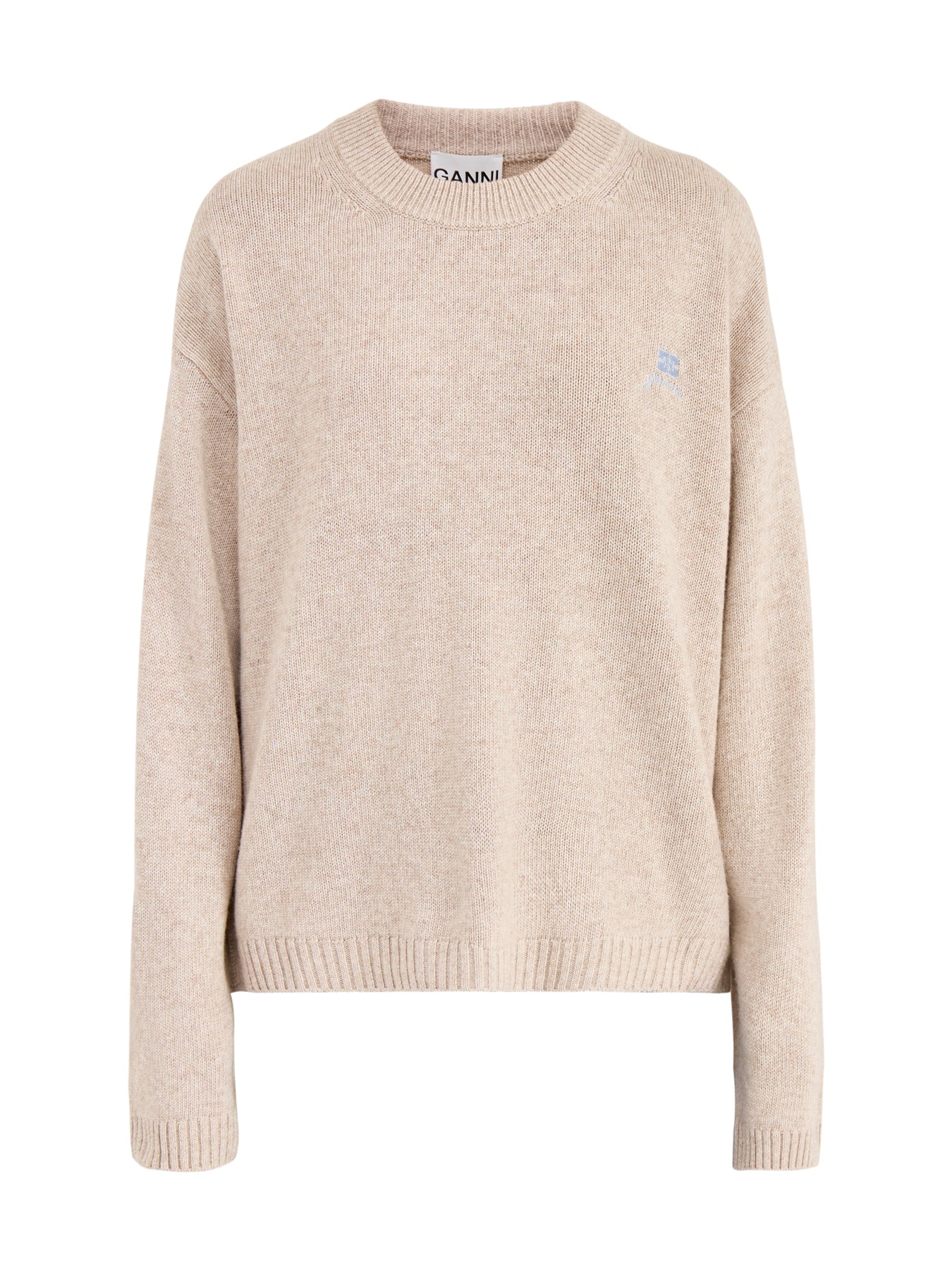 Future Wool Oversized Jumper Sand