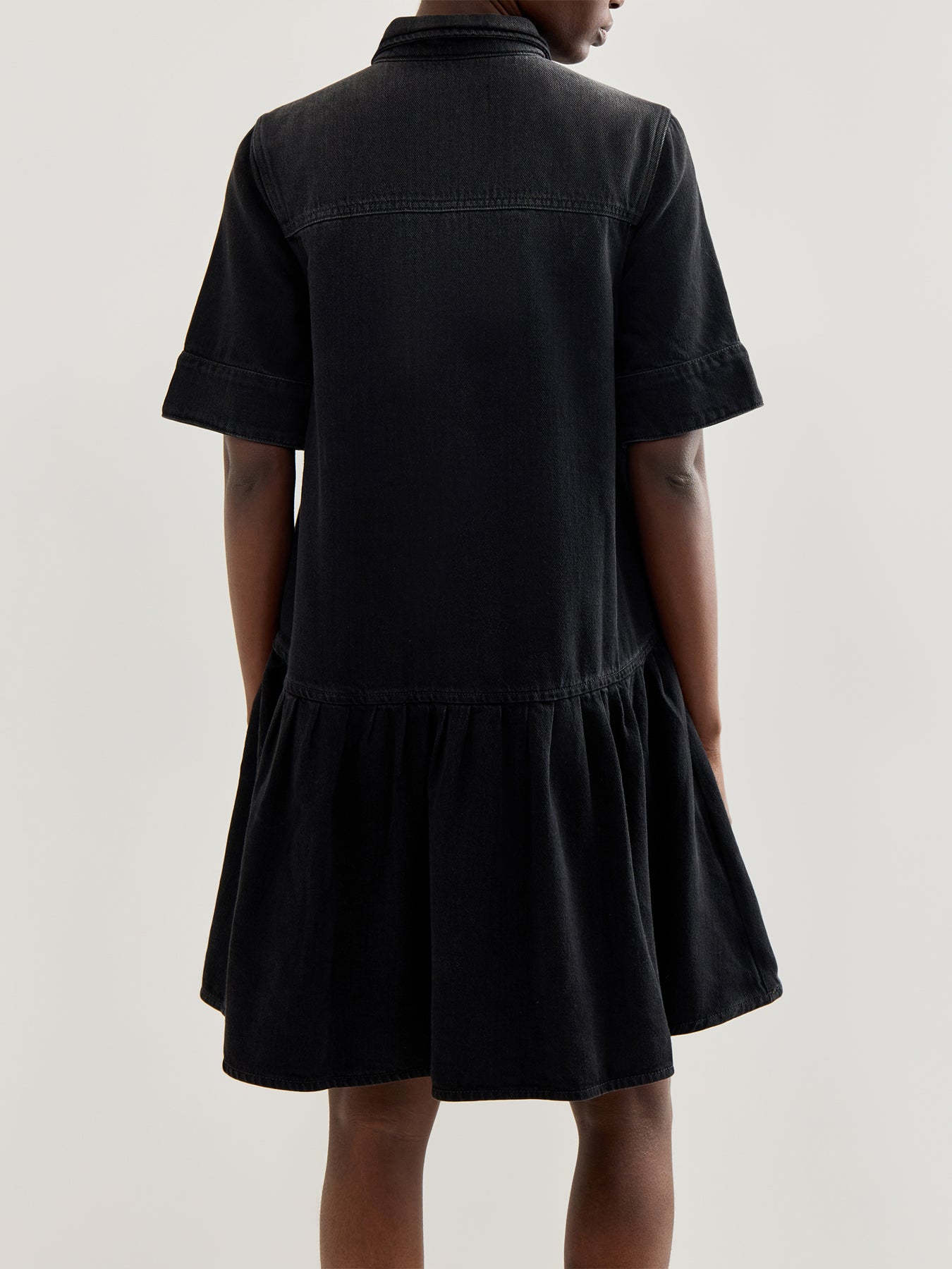 Denim Mini Dress Blue