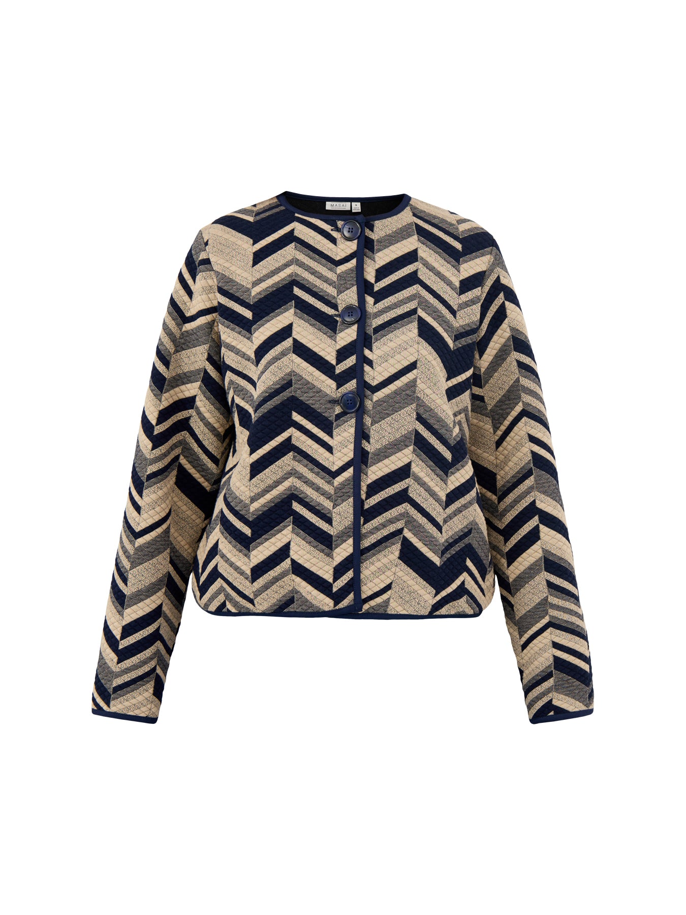 MaJuanta Jacquard Long Sleeve Jacket