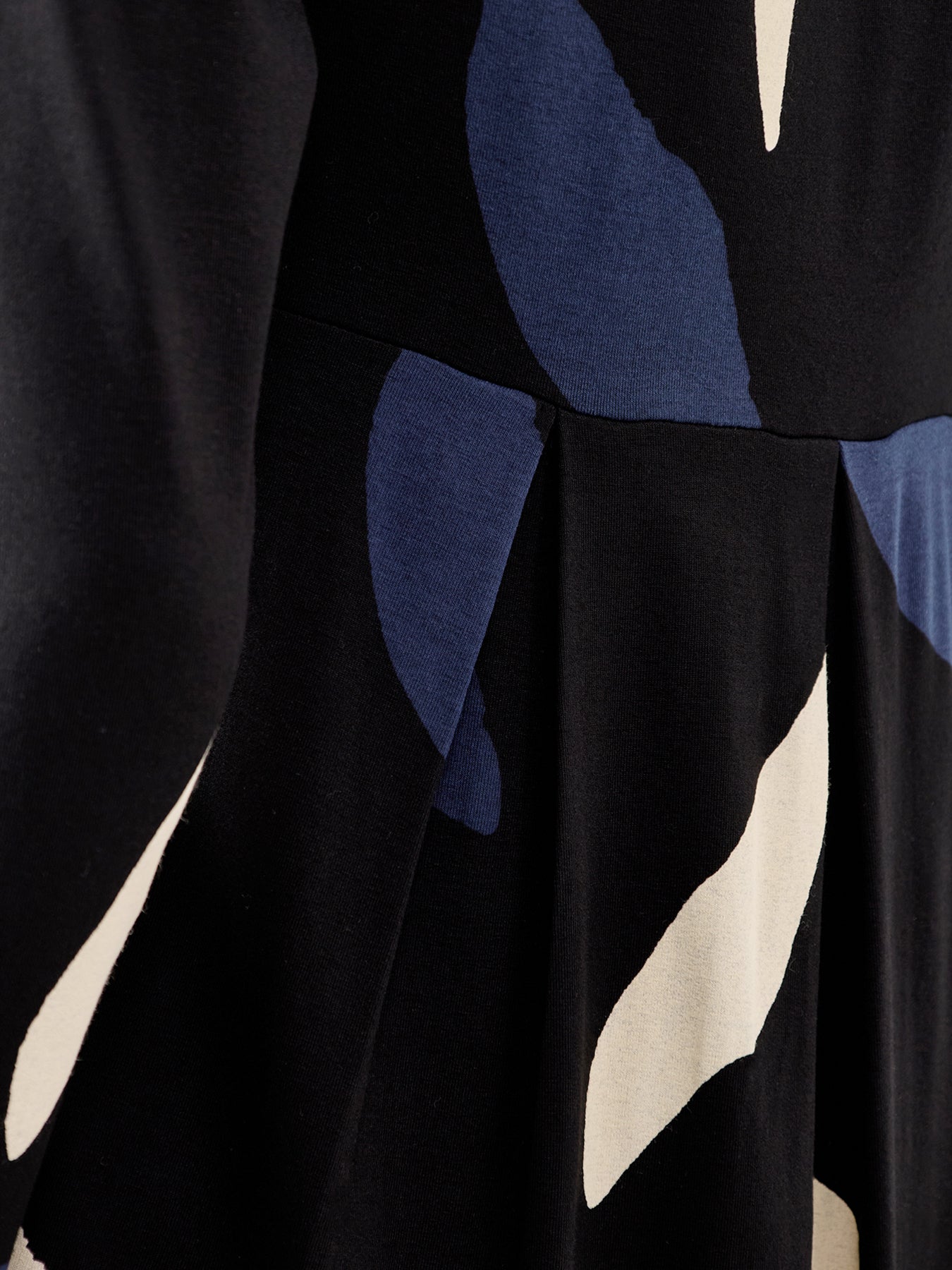 Manamo Printed Dress Navy Blazer