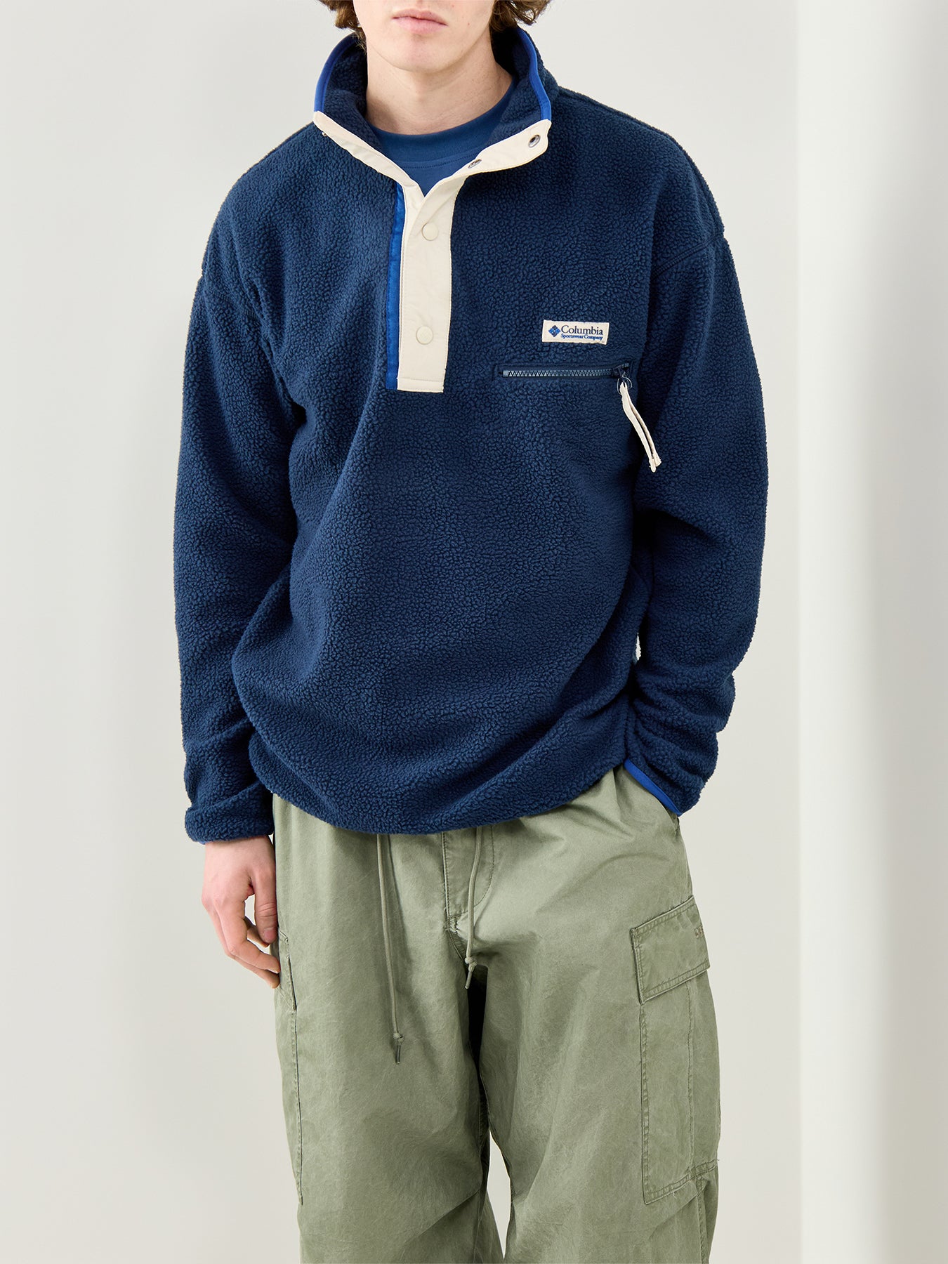 Helvetia II Half Snap Fleece Navy