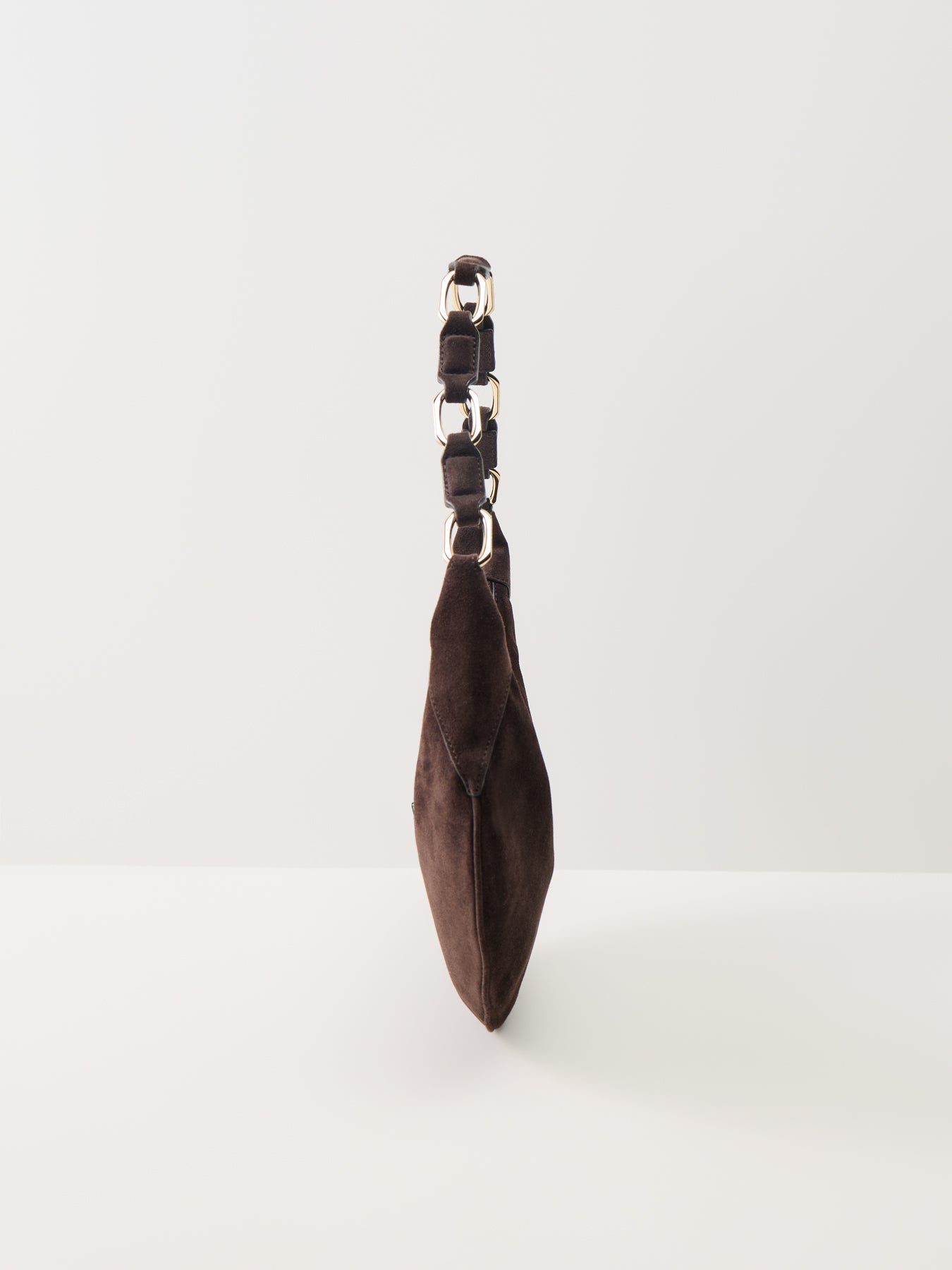Kate Hobo Bag Suede Dark Brown