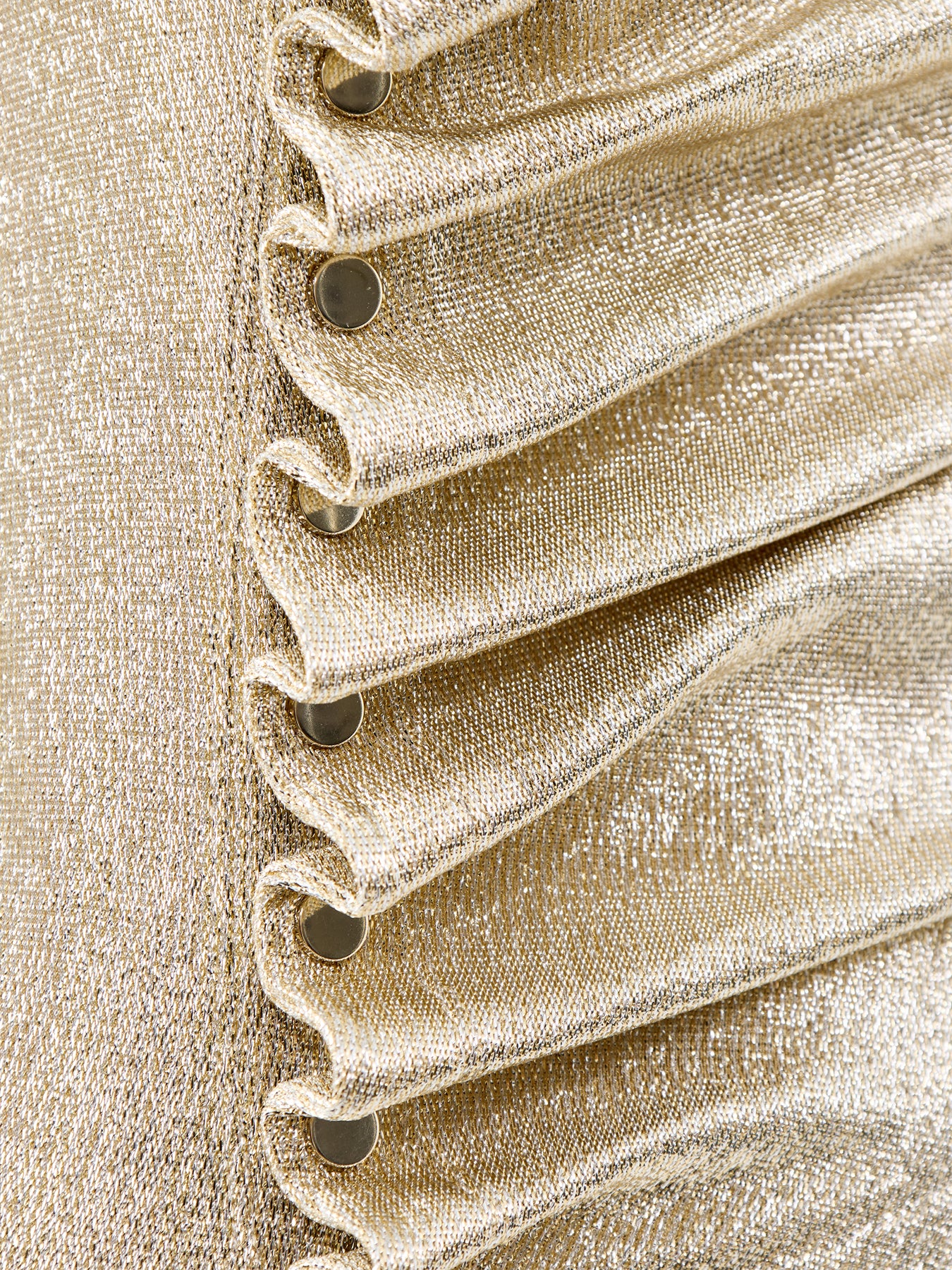 Robe Side Button Strappy Maxi Silver Gold Silver Gold