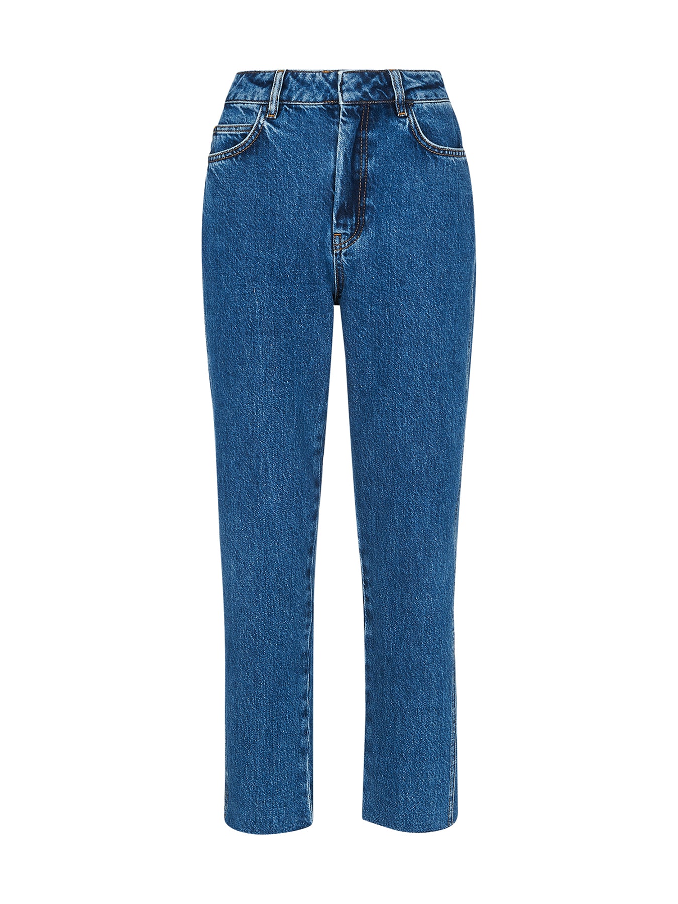 Denim Authentic Slim Frayed Jean