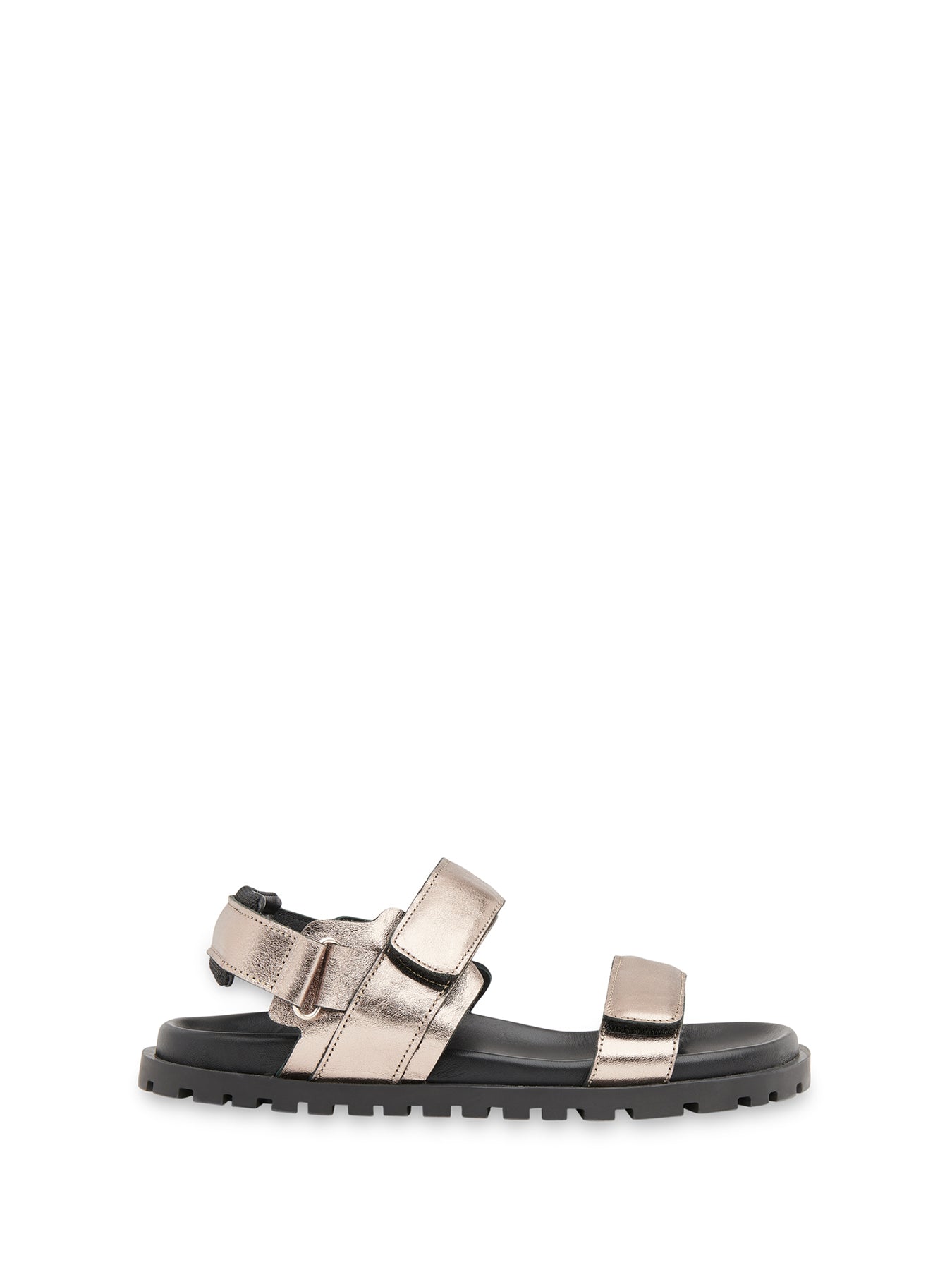 Pewter Ria Sporty Velcro Sandal