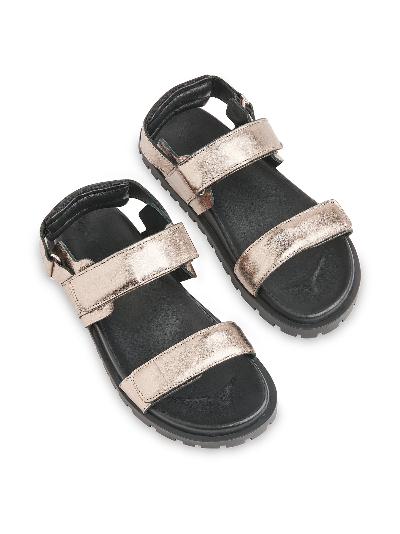 Pewter Ria Sporty Velcro Sandal