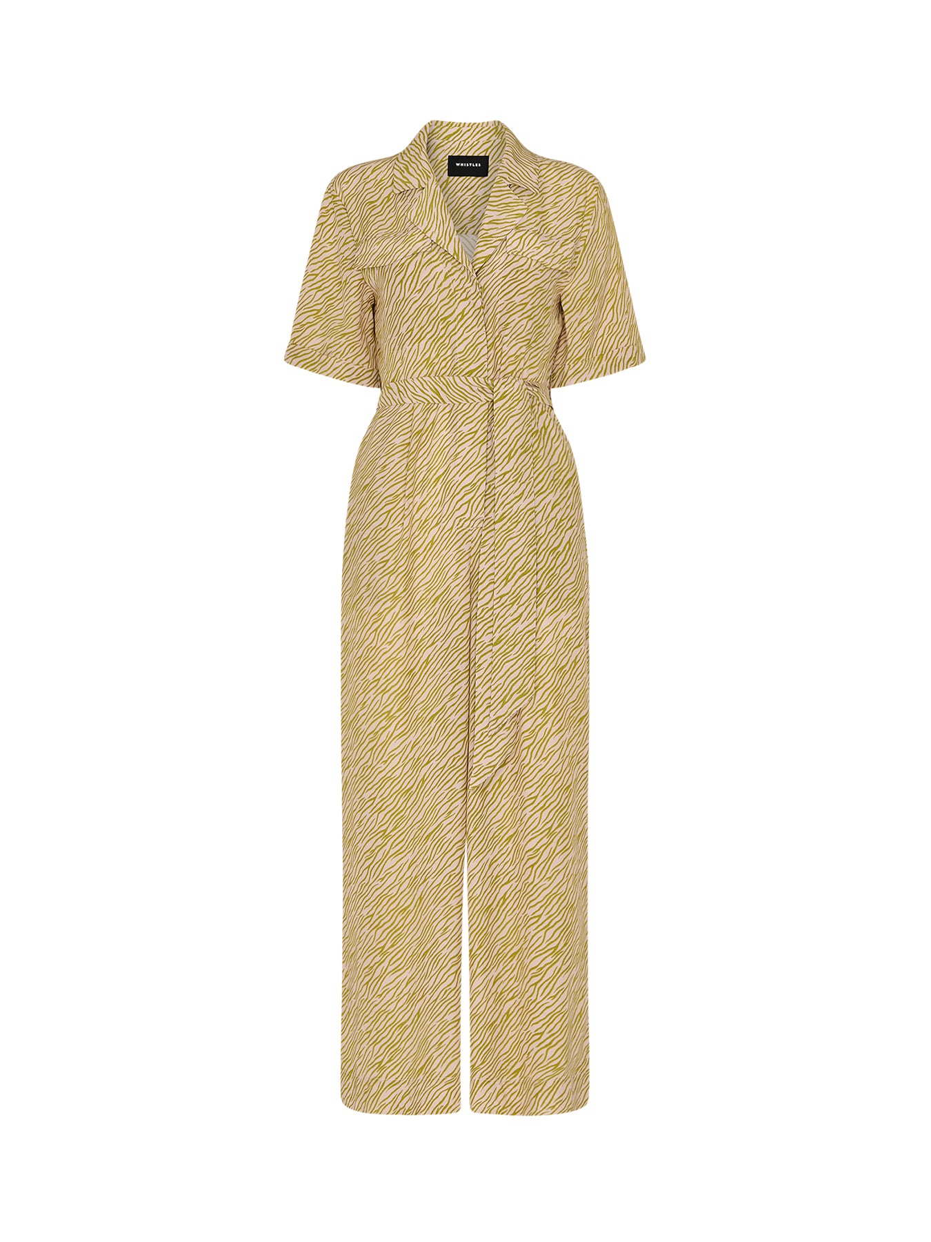 Green/Multi Kelly Tiger Flame Jumpsuit