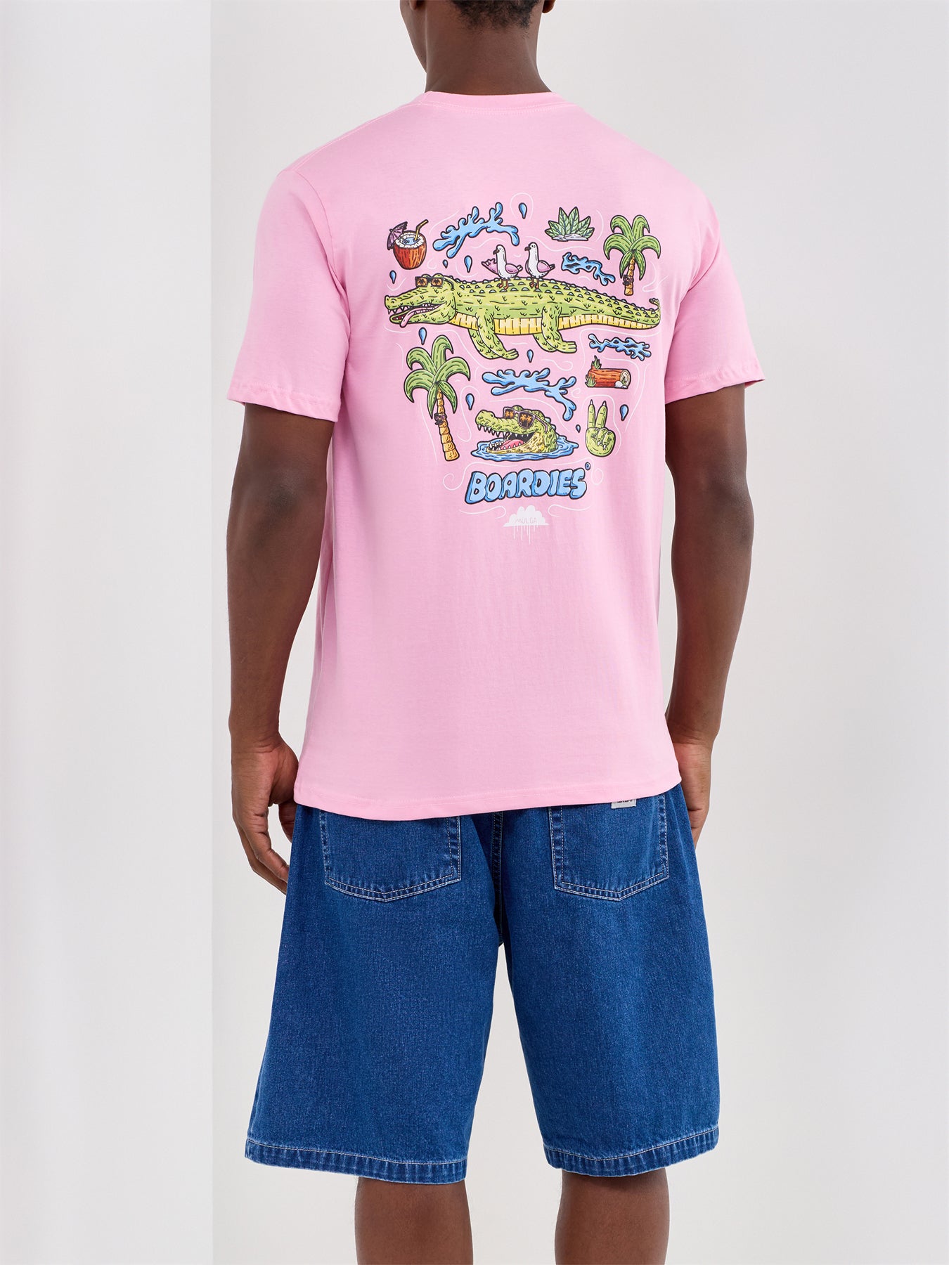 Graphic Cotton T-Shirt Pink