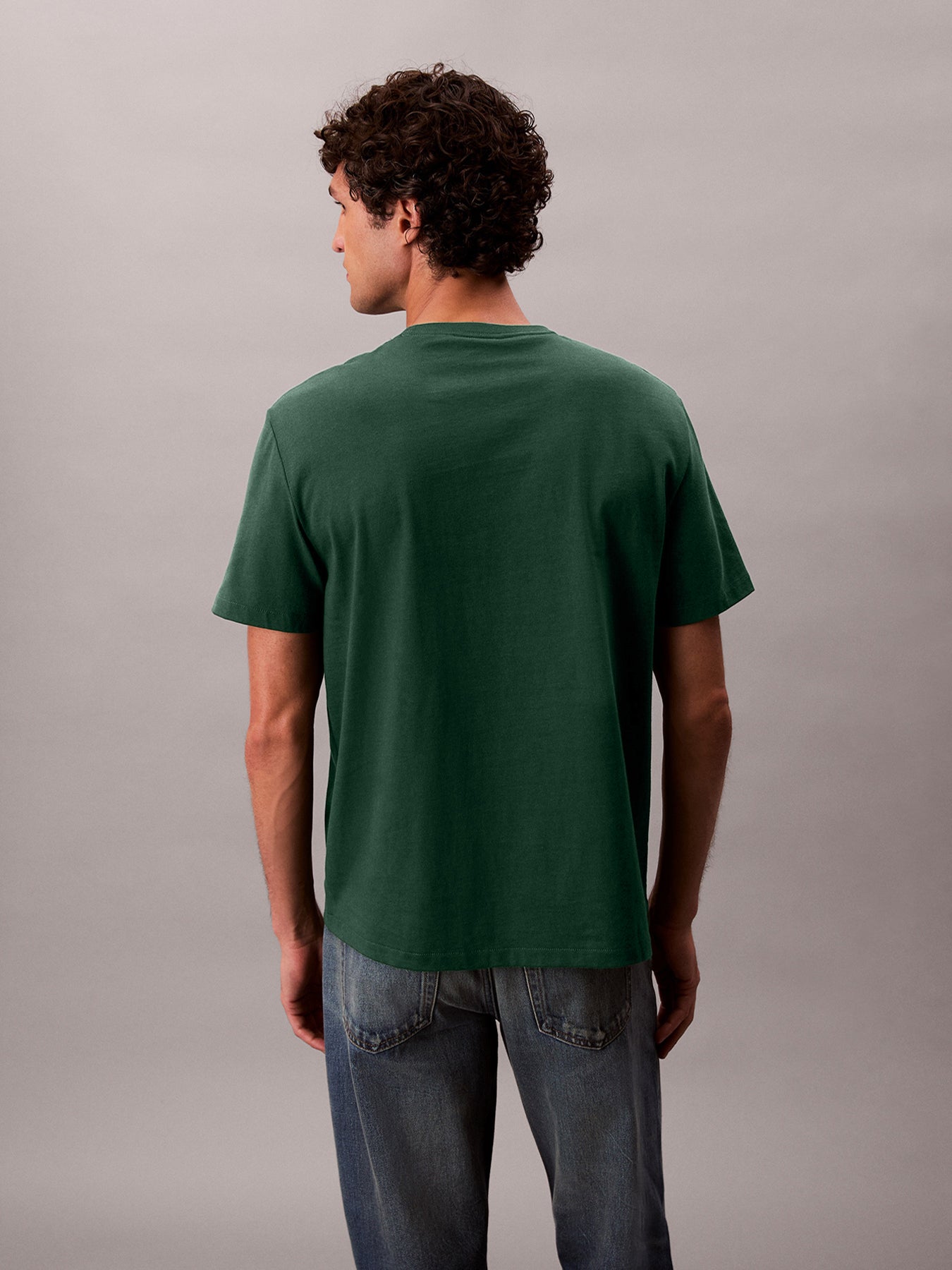 Embroidered Monogram Logo Relaxed T-Shirt