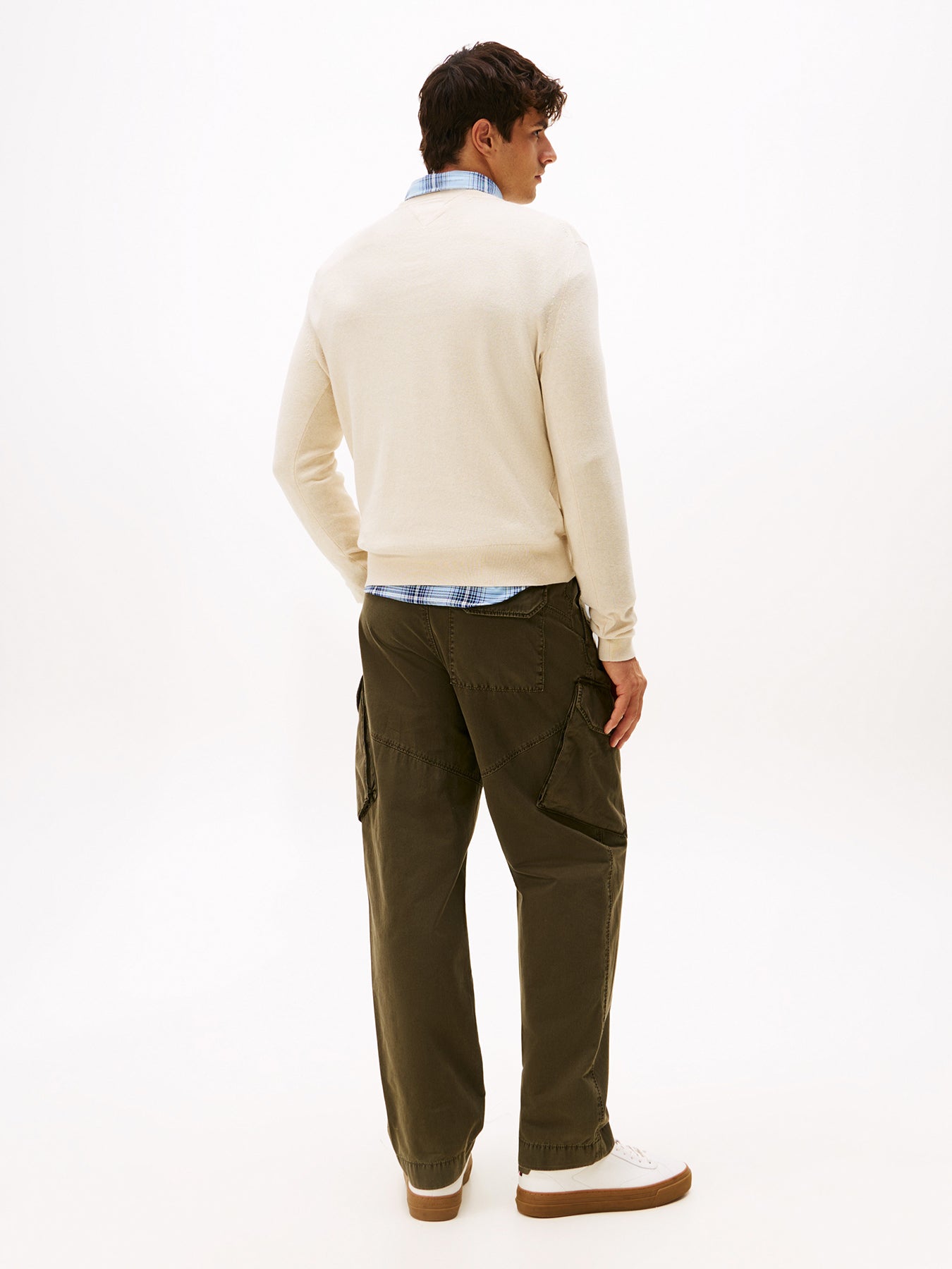 Crew Neck Jumper with Cashmere