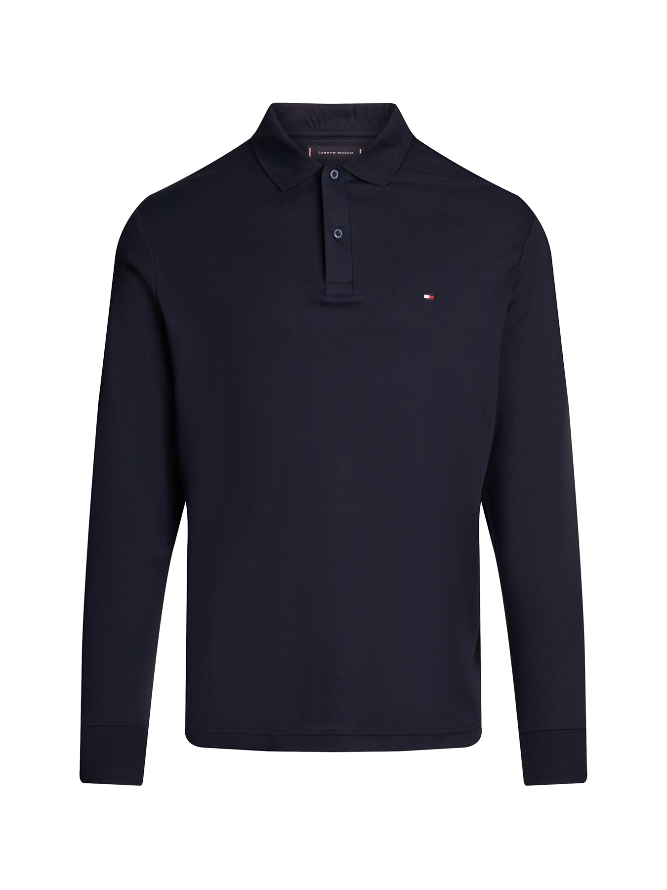 Regular Fit Long Sleeve Polo Shirt Blue