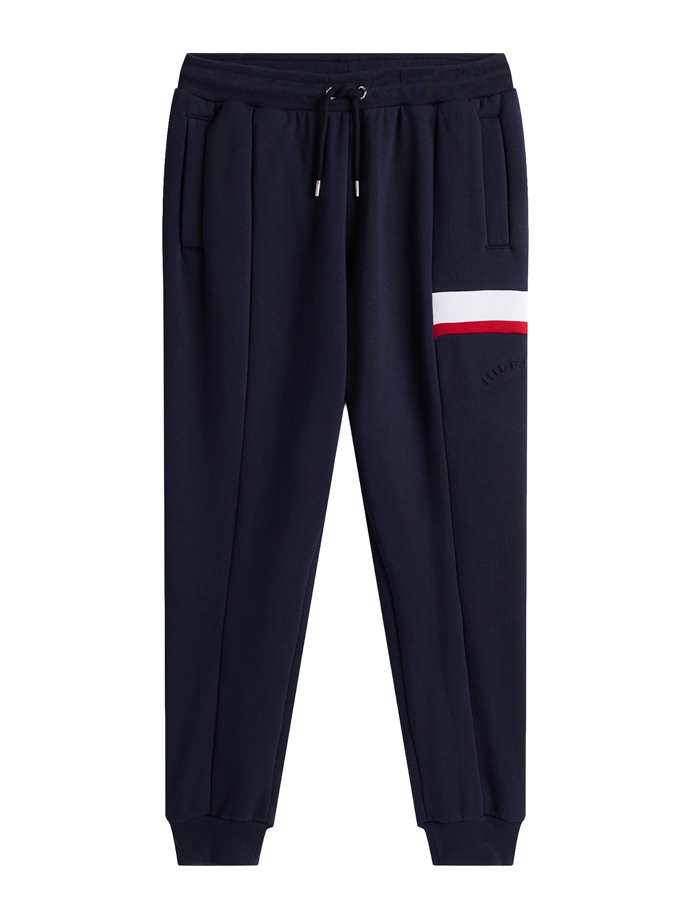 Colour-Blocked Fleece Cuffed Joggers Blue