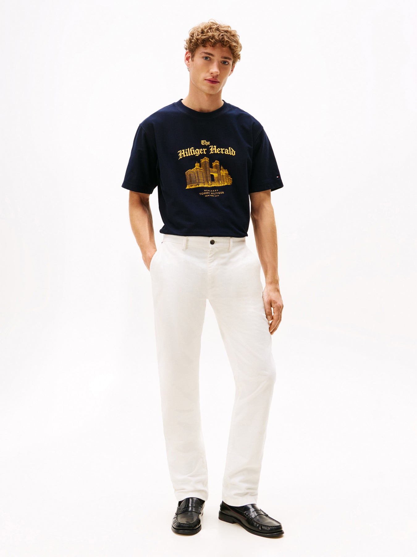 Graphic Relaxed Crew Neck T-Shirt Cotton