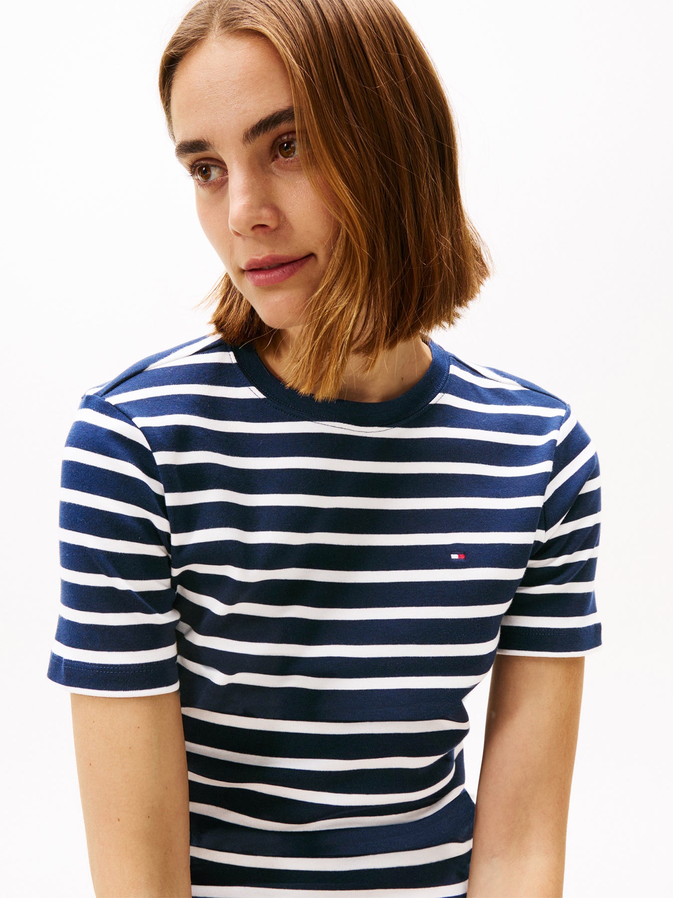 Crew Neck Slim Fit T-Shirt Cotton