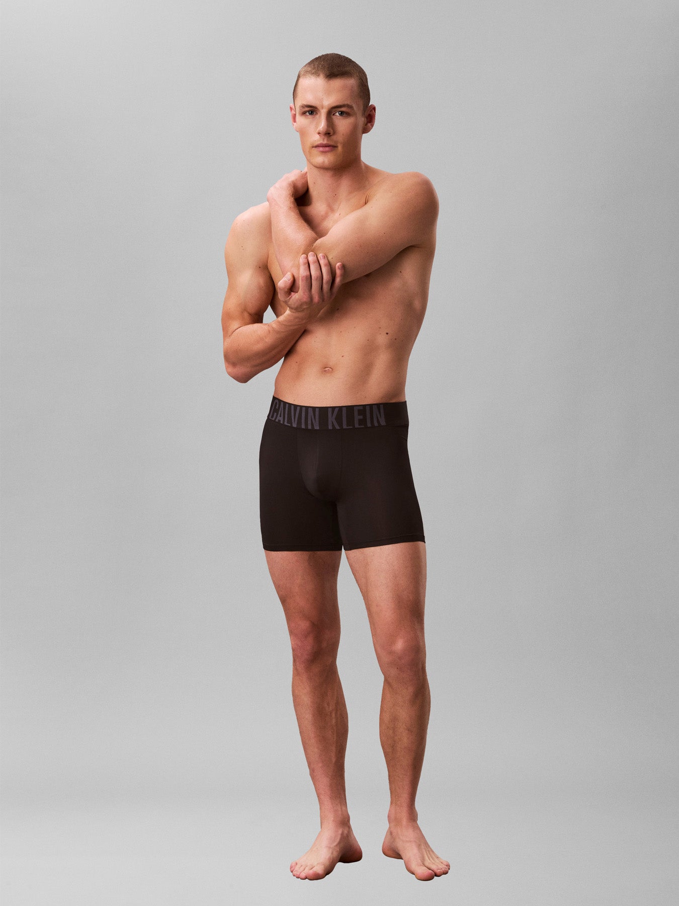 Intense Power Microfibre Boxer Briefs 3-Pack Black