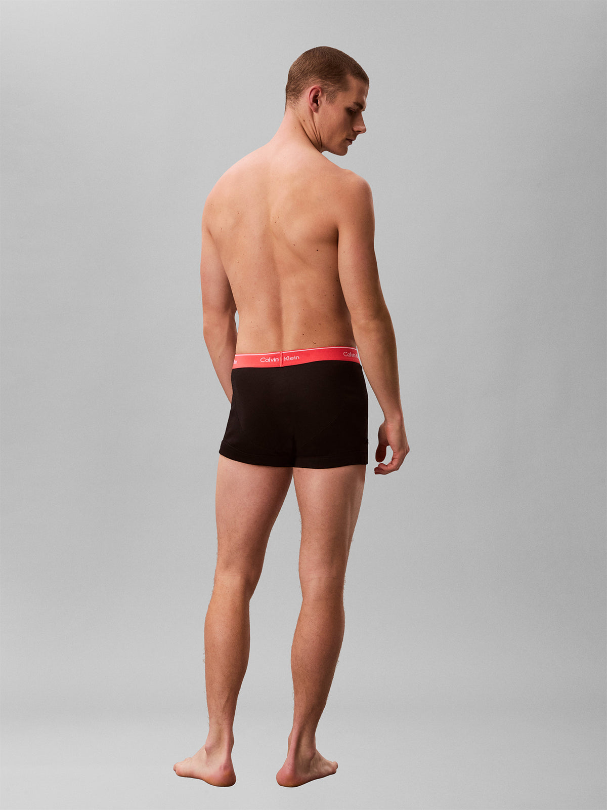Cotton Trunks 3 Pack Black