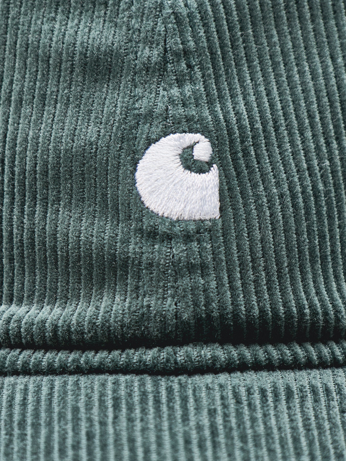 Harlem Corduroy Cap Kale Green / White