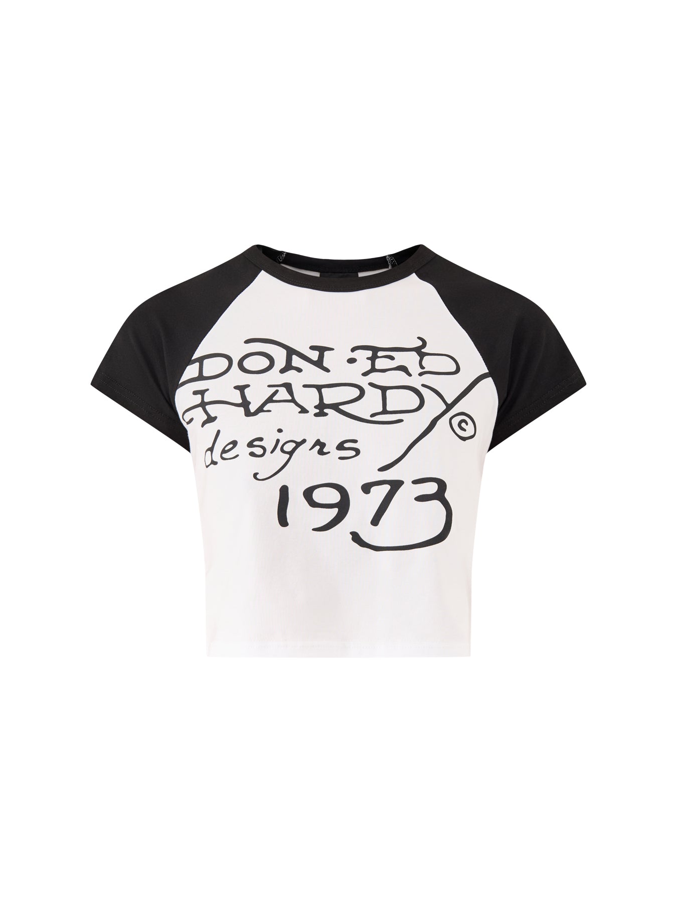 Drawn Panther Ringer T-Shirt White