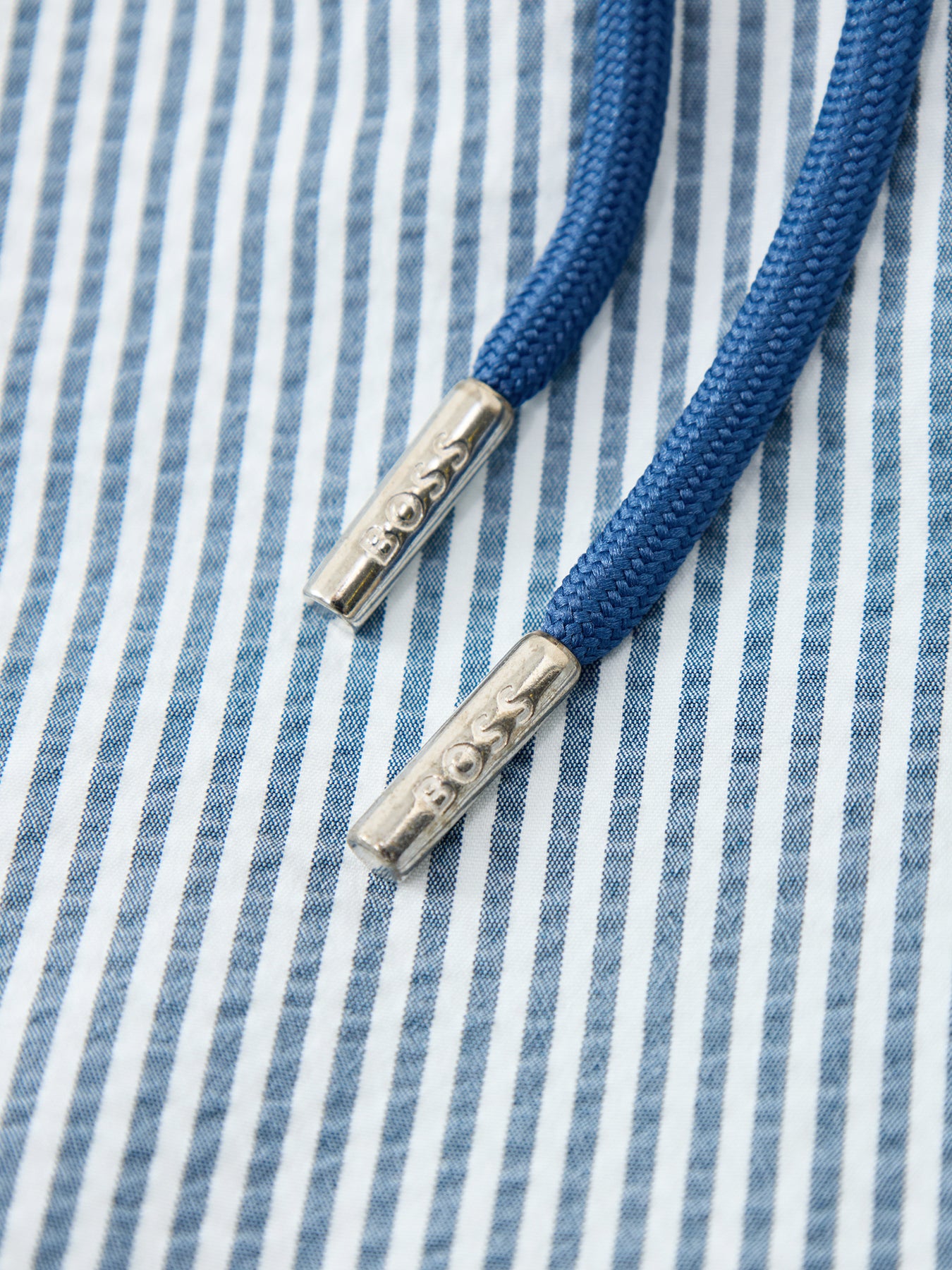 Seersucker Swim Shorts Blue