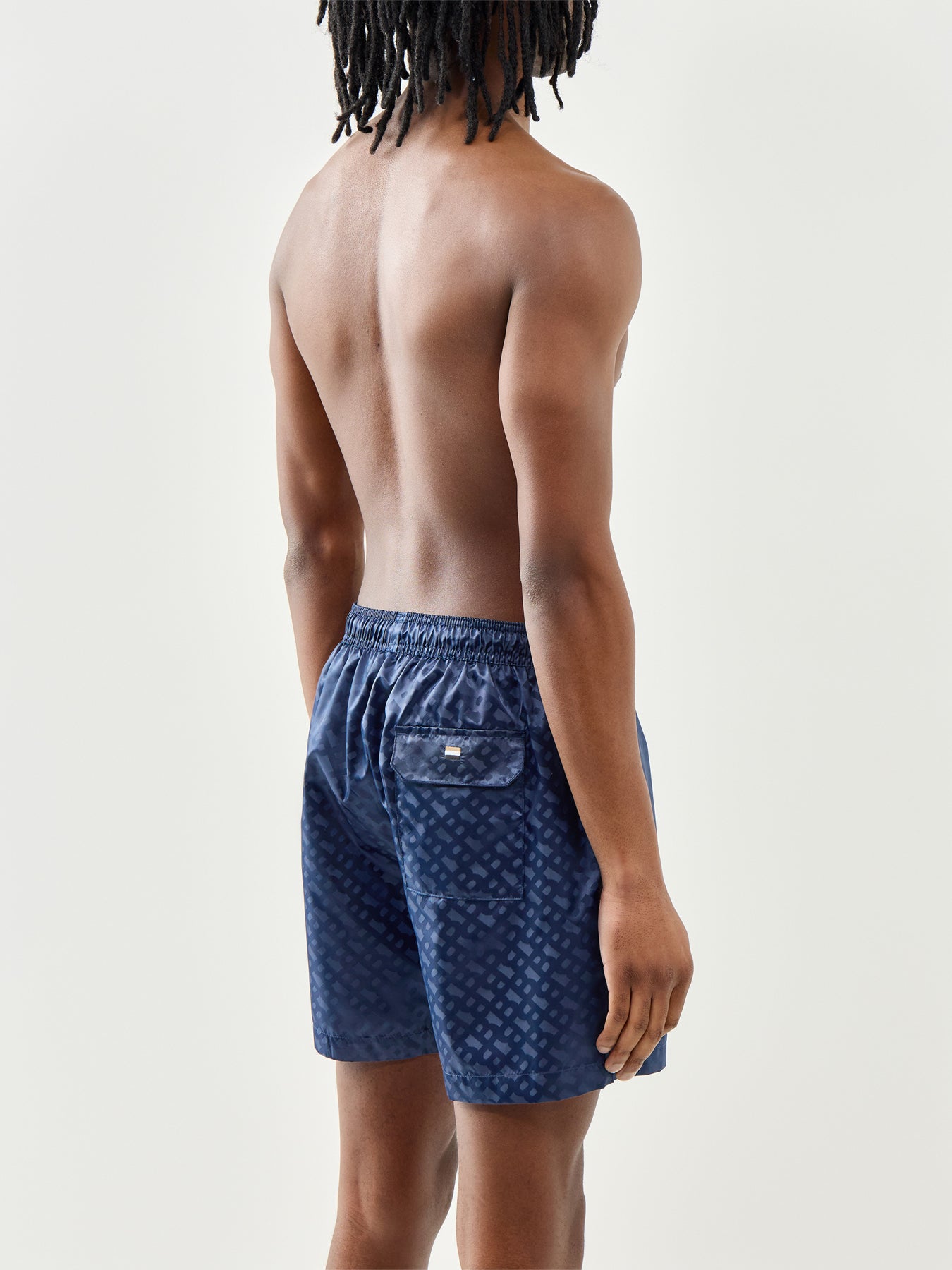 Monogram Swim Shorts Navy