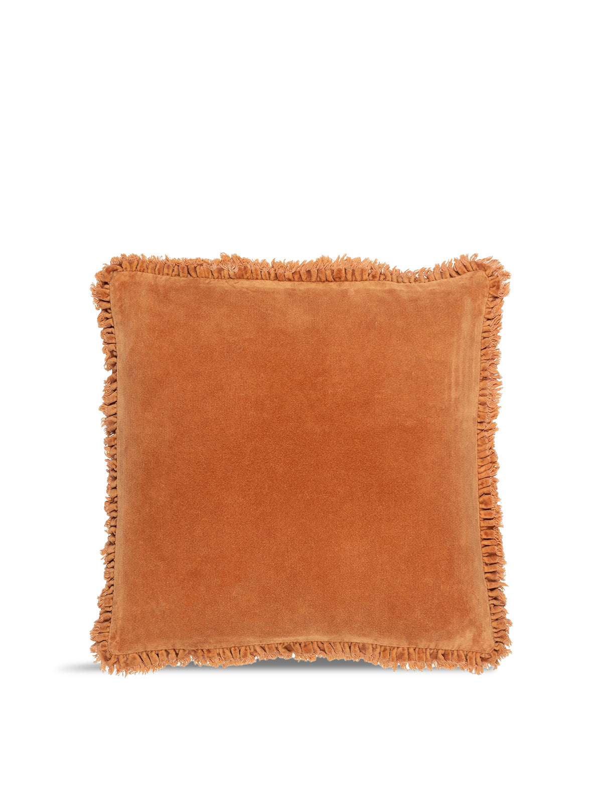 Bertie Feather Cushion Rust