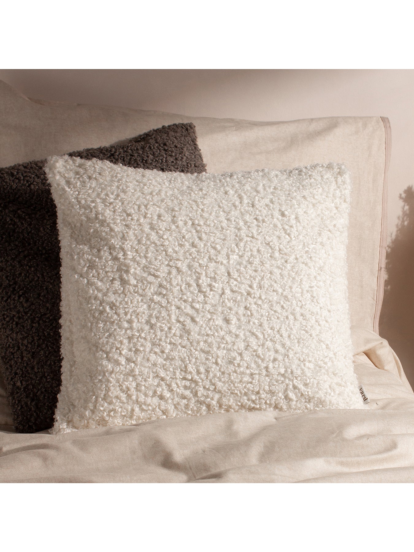 Cabu Feather Cushion Ecru