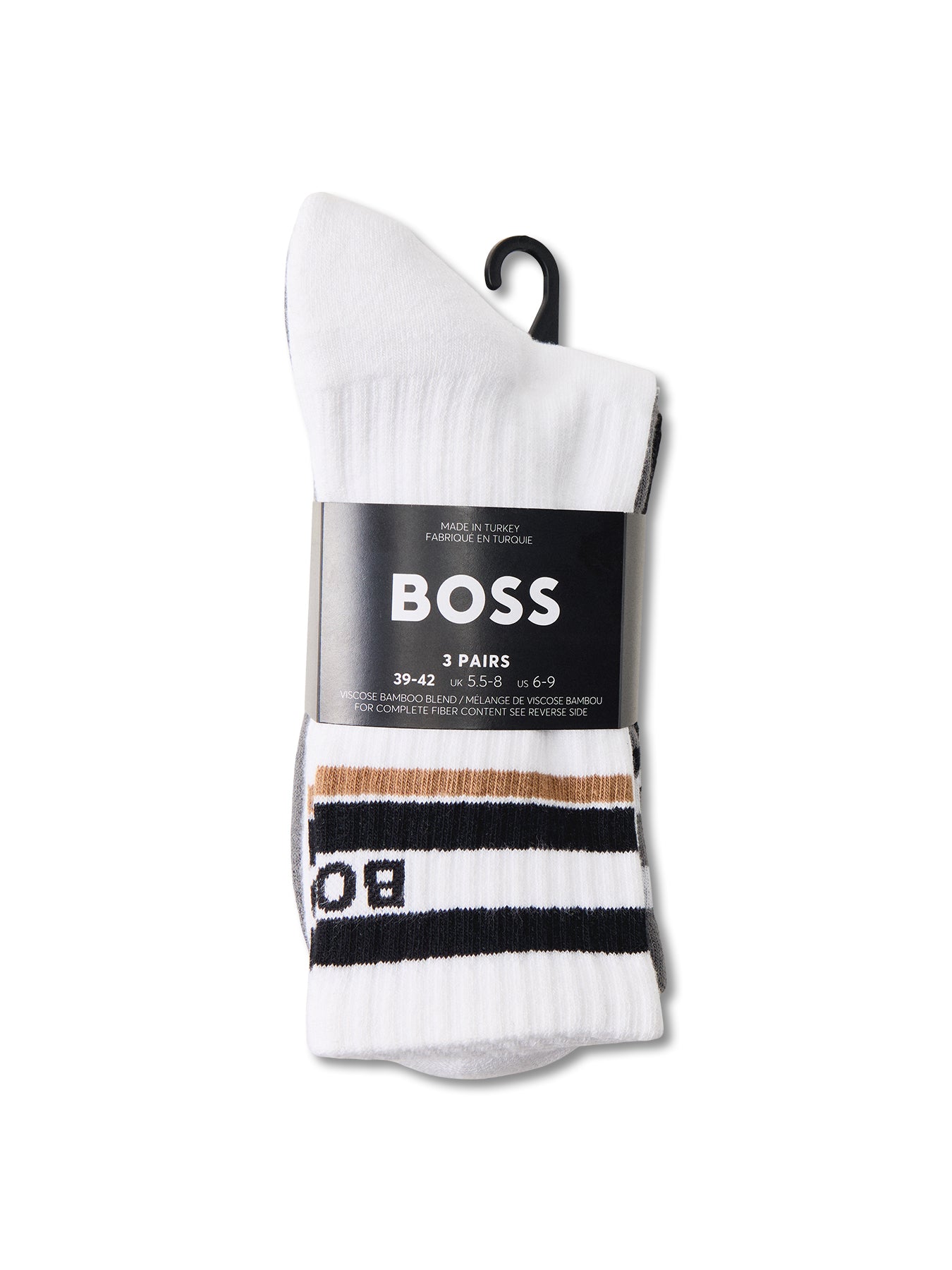 3P Rib Stripe Socks