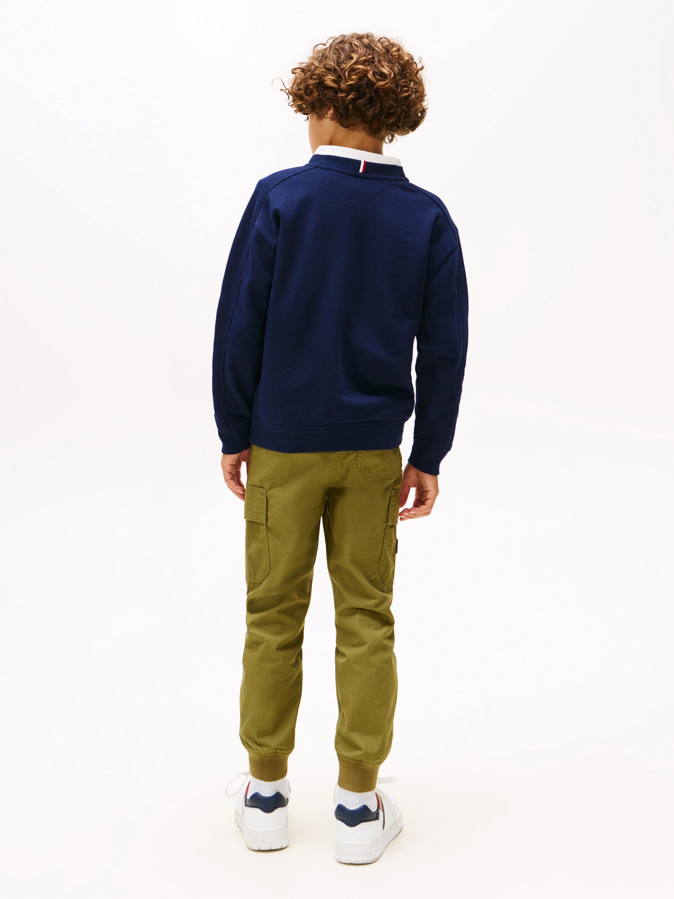 Varsity Logo Print Crew Neck Sweatshirt