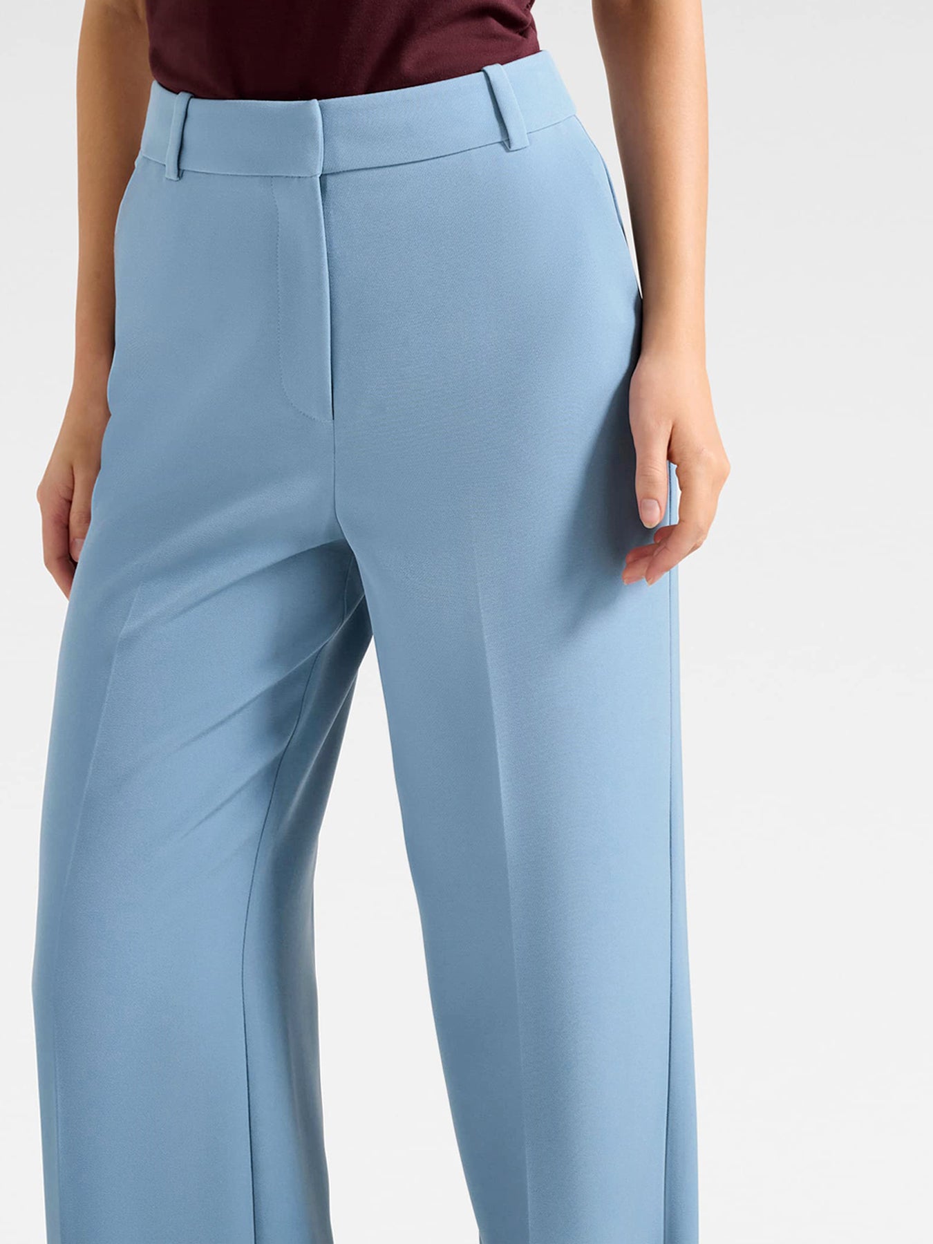 Ariel Straight Leg Pants Blue