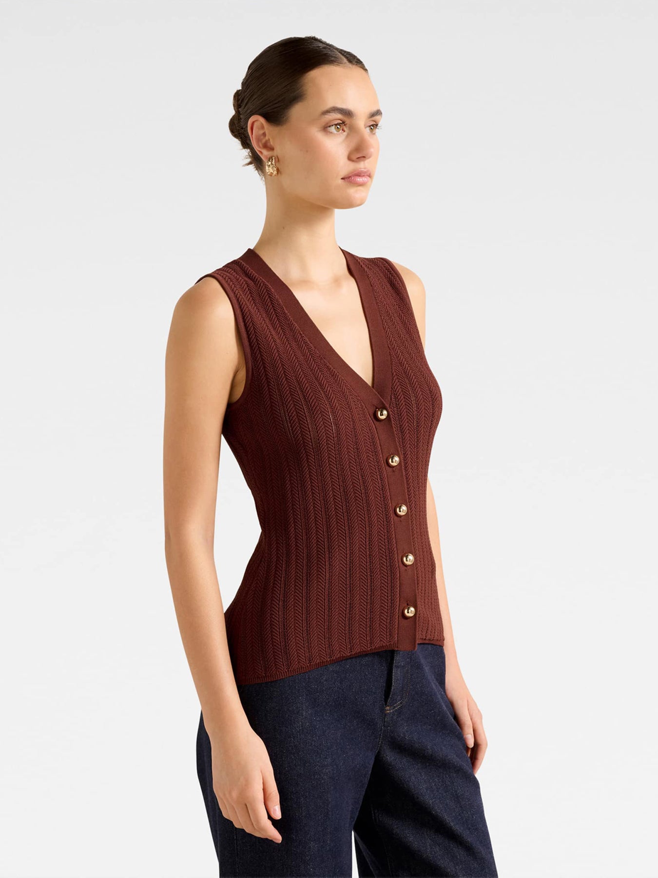 Ivy Pointelle Waistcoat