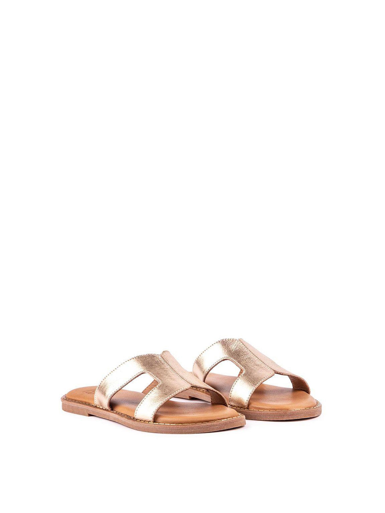 Sole Noor Slide Sandals Gold