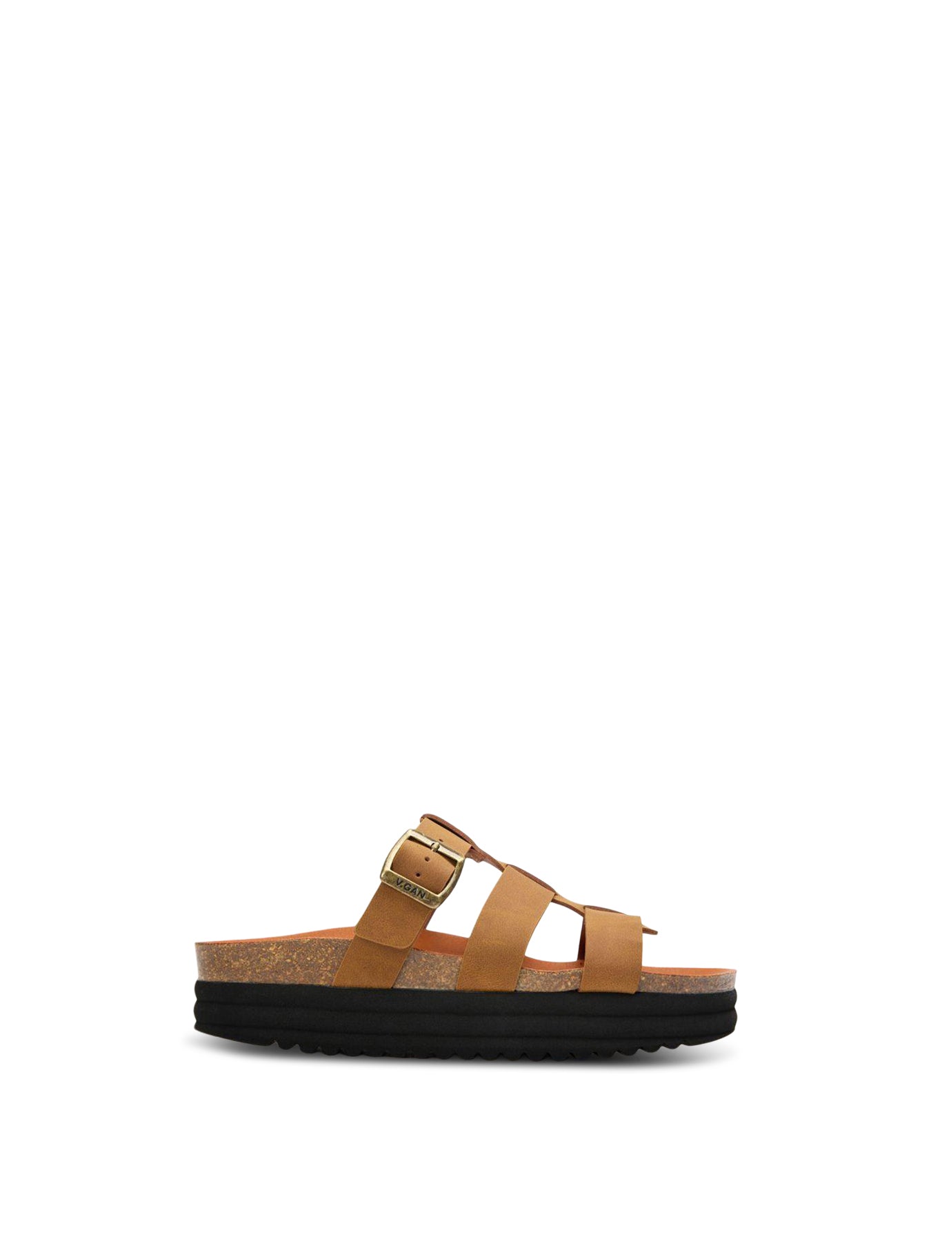 V.GAN Vegan Fig Slide Footbed Sandals