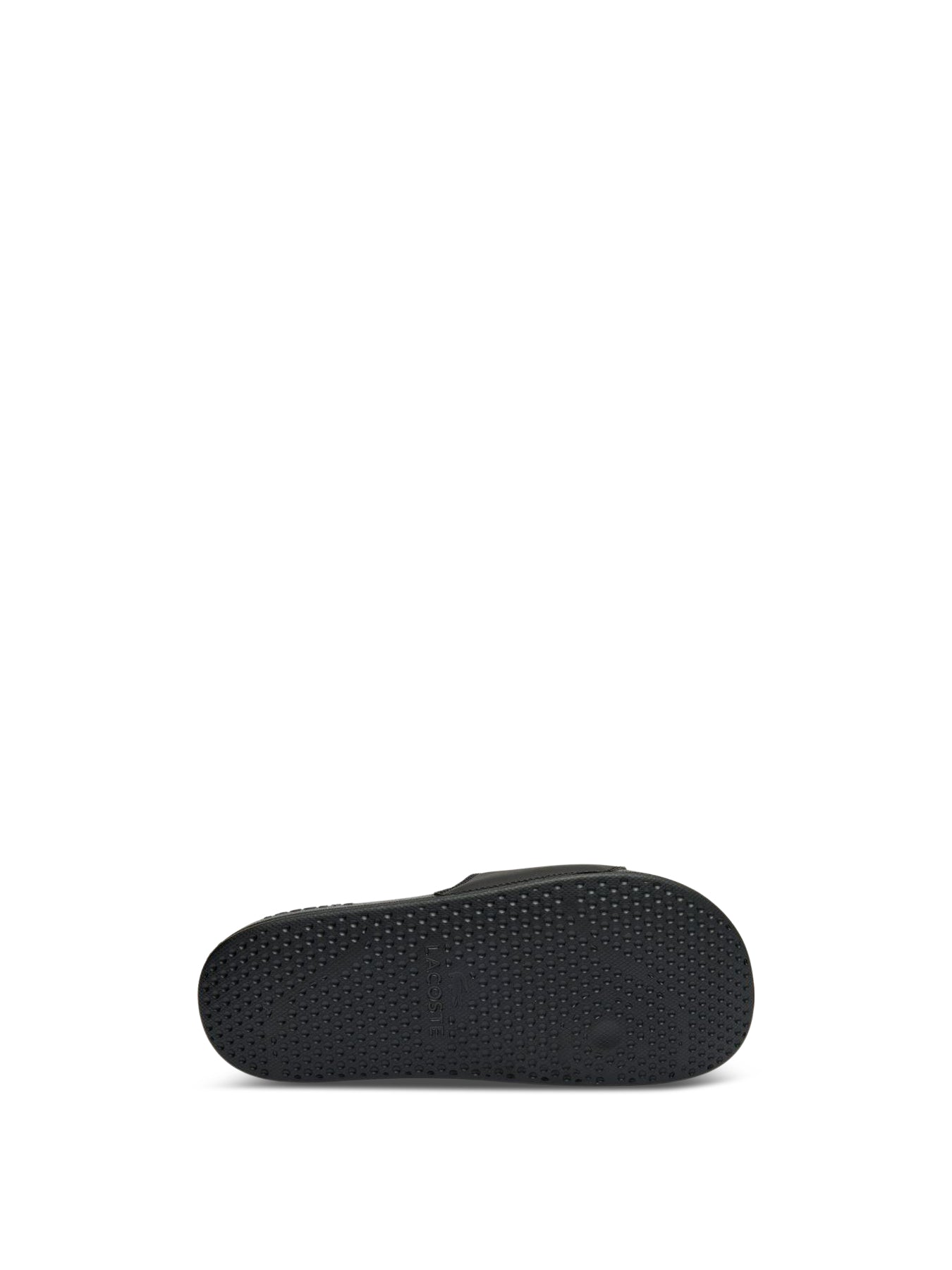 Black LACOSTE Serve Slide Sandals