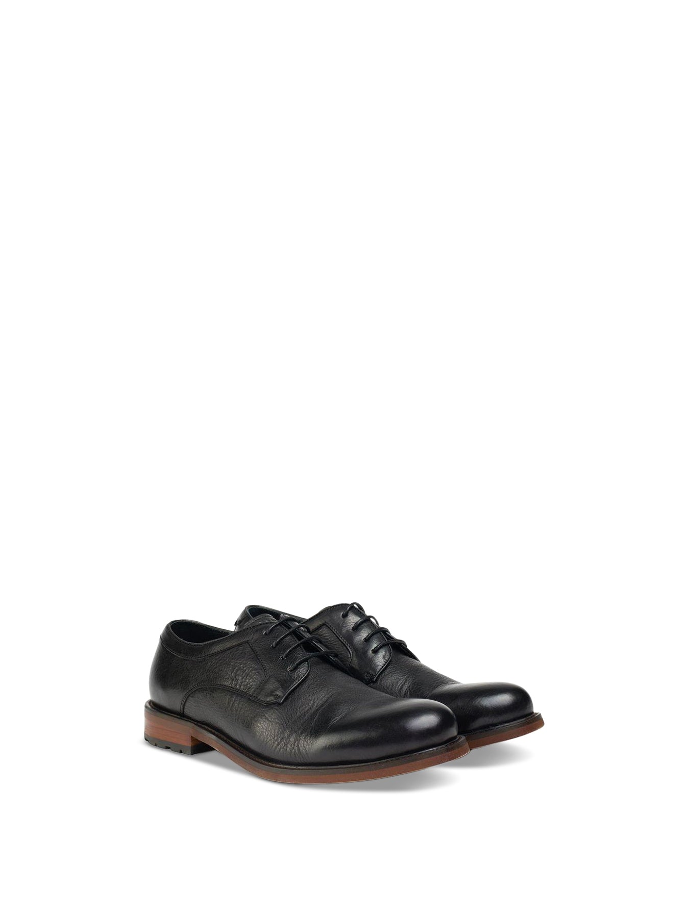 Level Derby Shoes Black