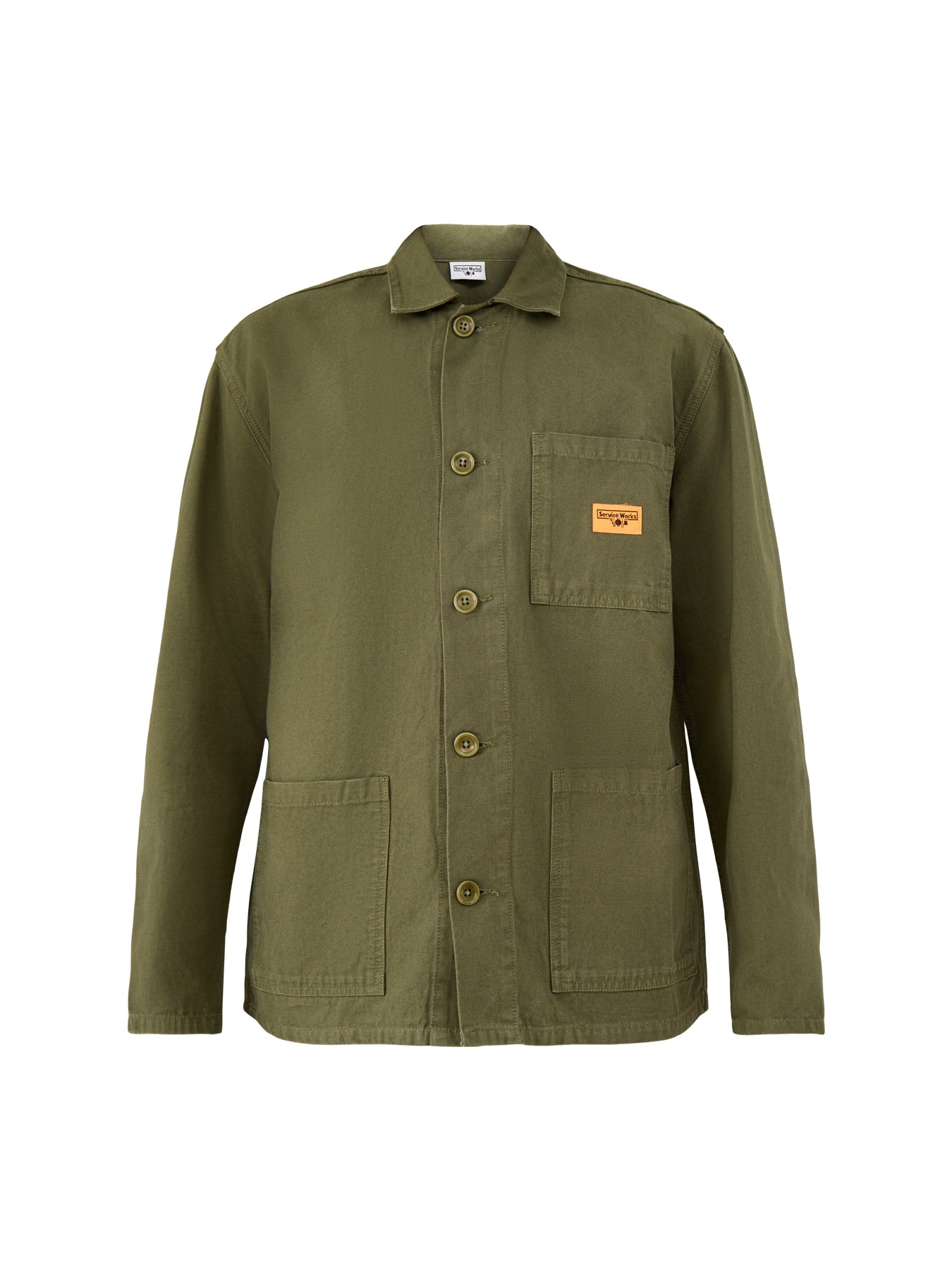 Canvas Chore Shirt Olive