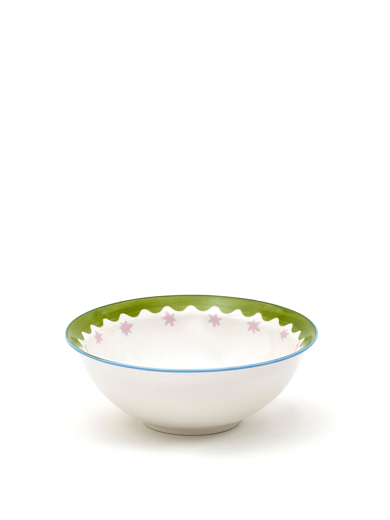 Pink Star Cereal Bowl Pink