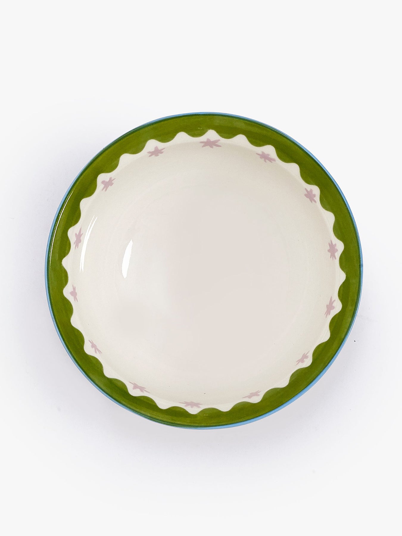 Pink Star Cereal Bowl Pink