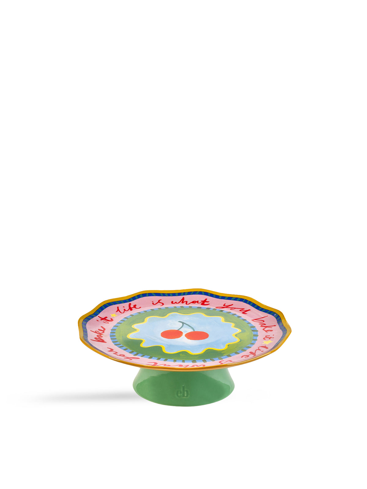 Electric Coast Cake Plate