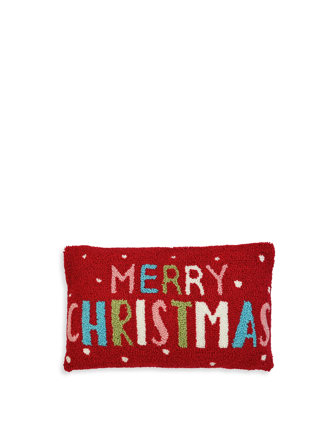Merry Christmas Hook Cushion 30x50cm