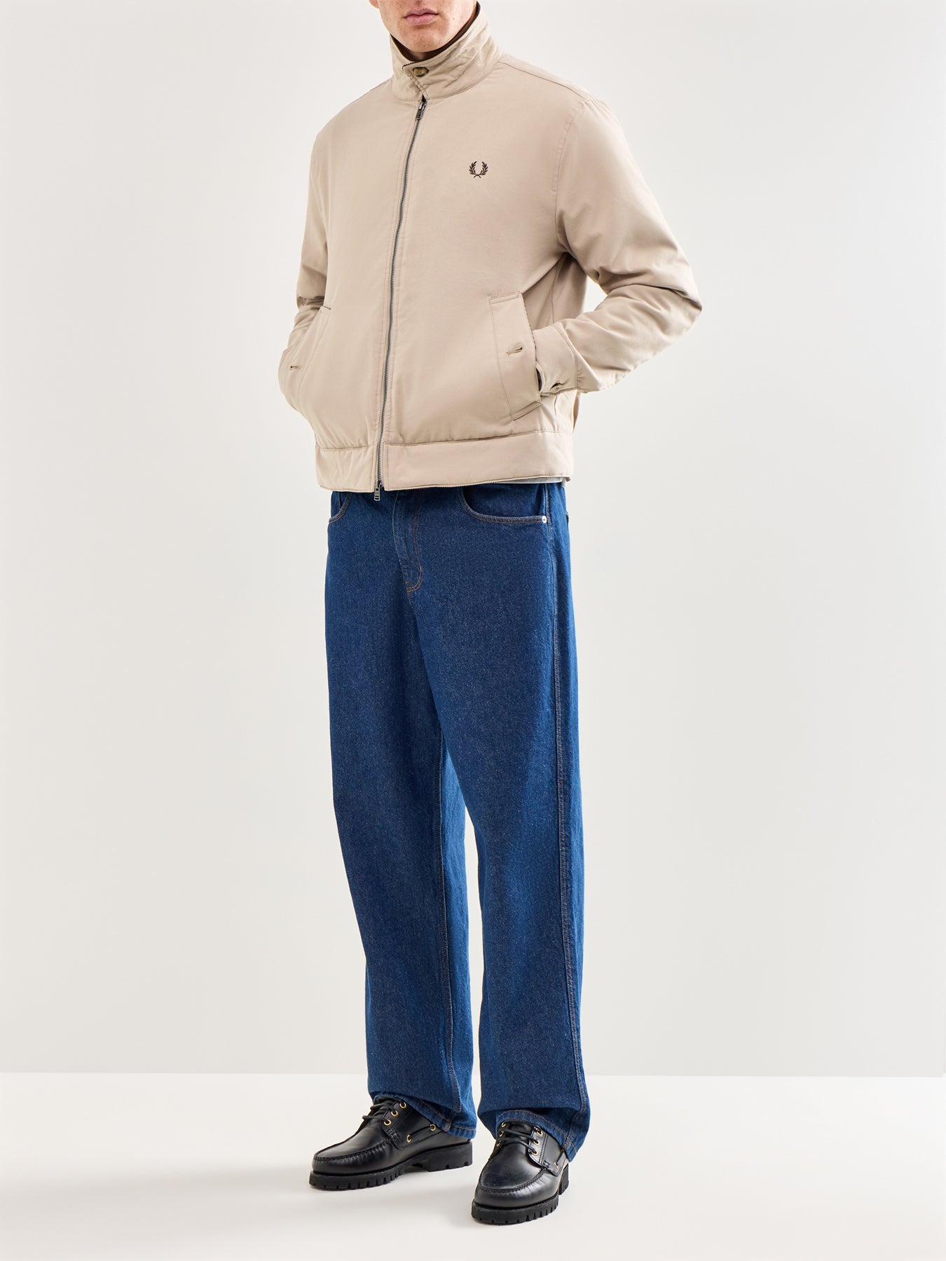 Cotton Caban Jacket Beige