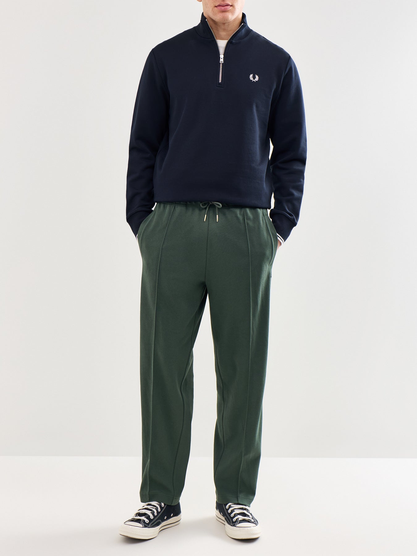 Dash Taped Track Pants Olive