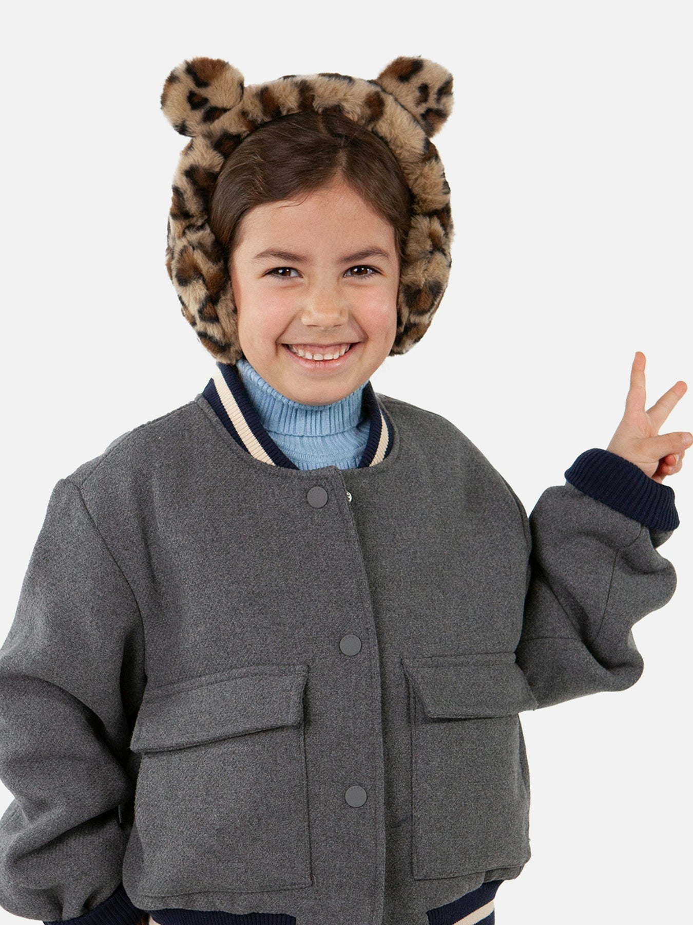 Girls’ Beriberi Earmuffs Brown