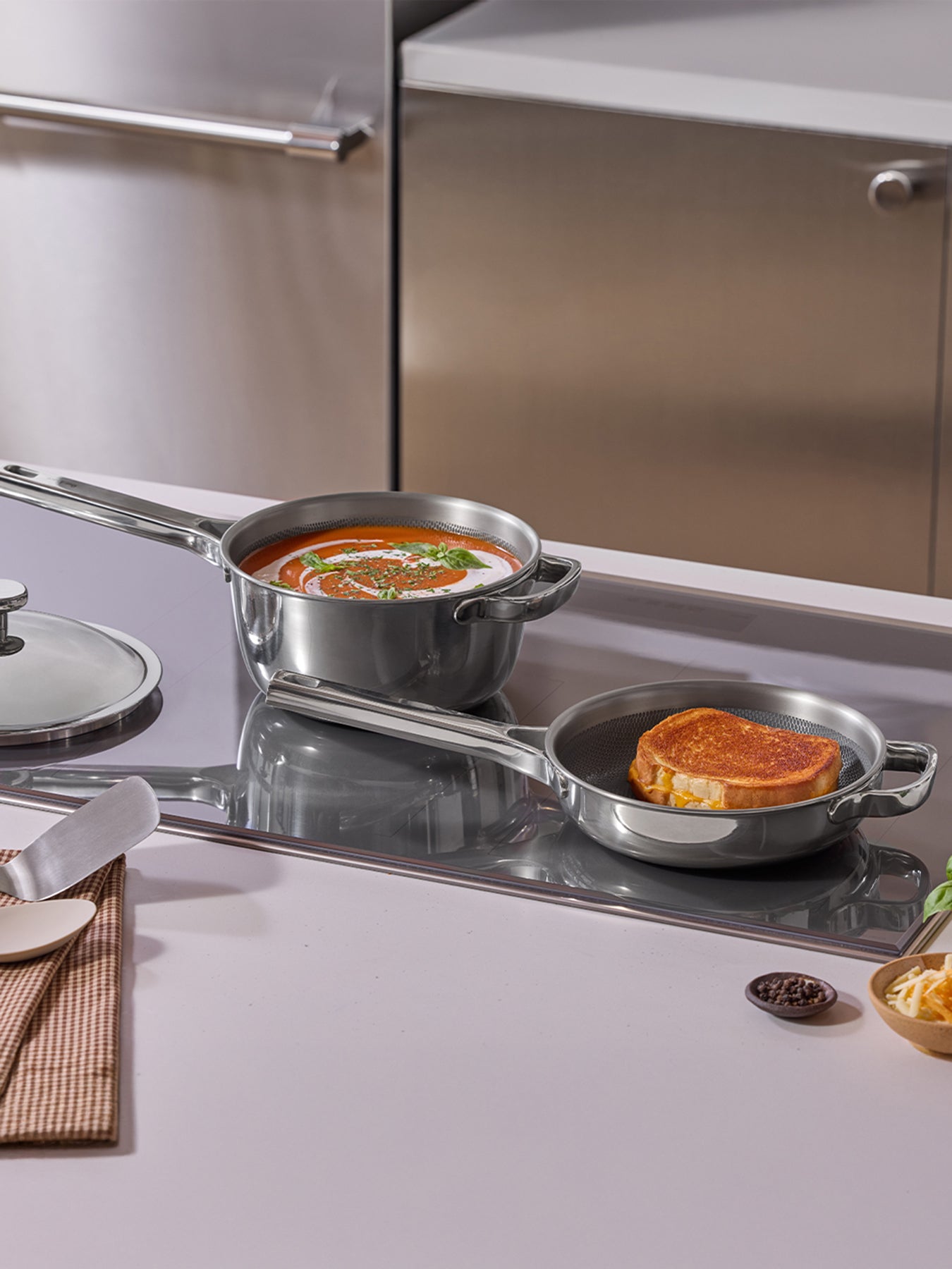 Titanium Pro Mini Cookware Duo Chrome