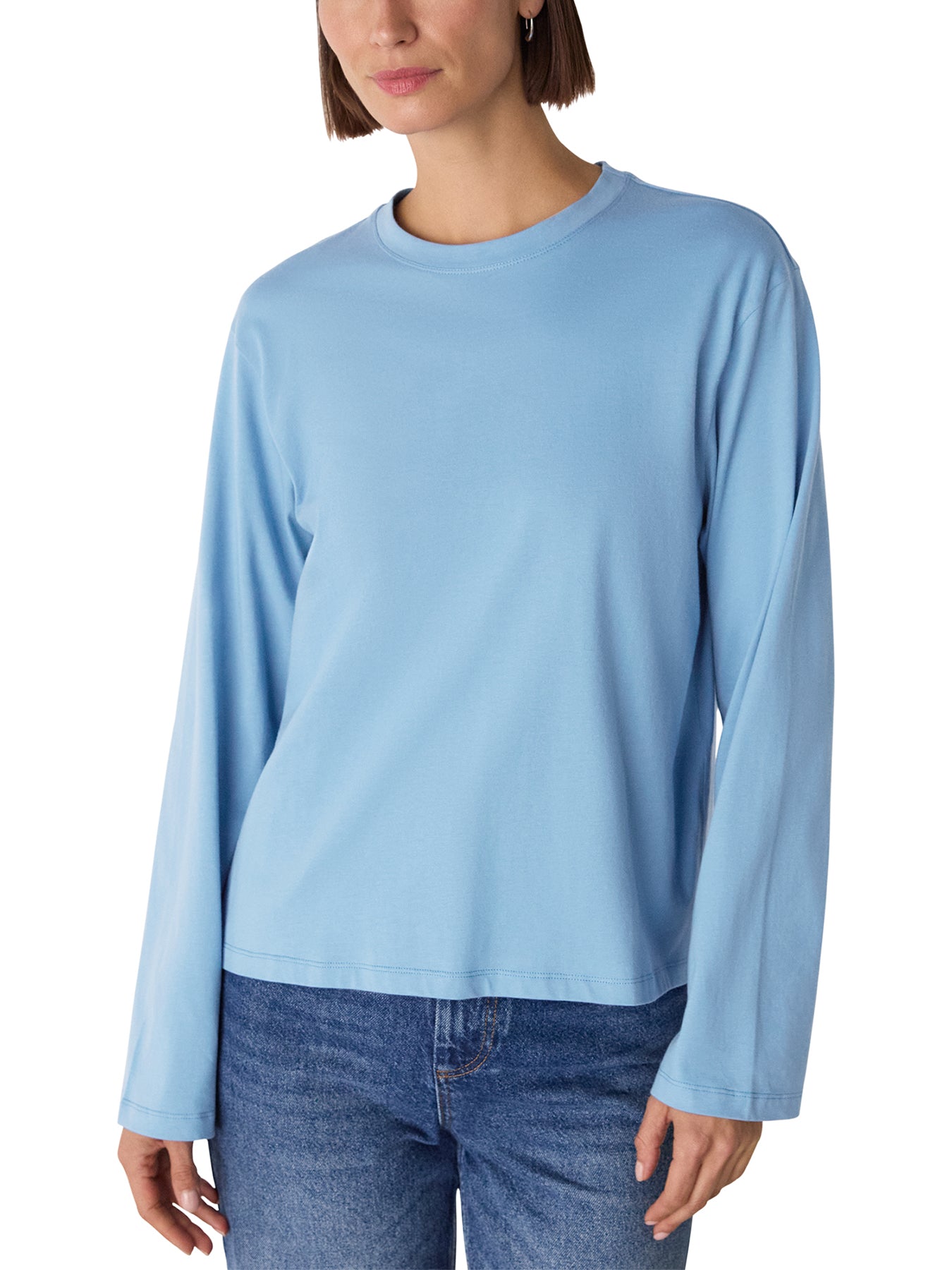 Relaxed Long Sleeve Tee Blue