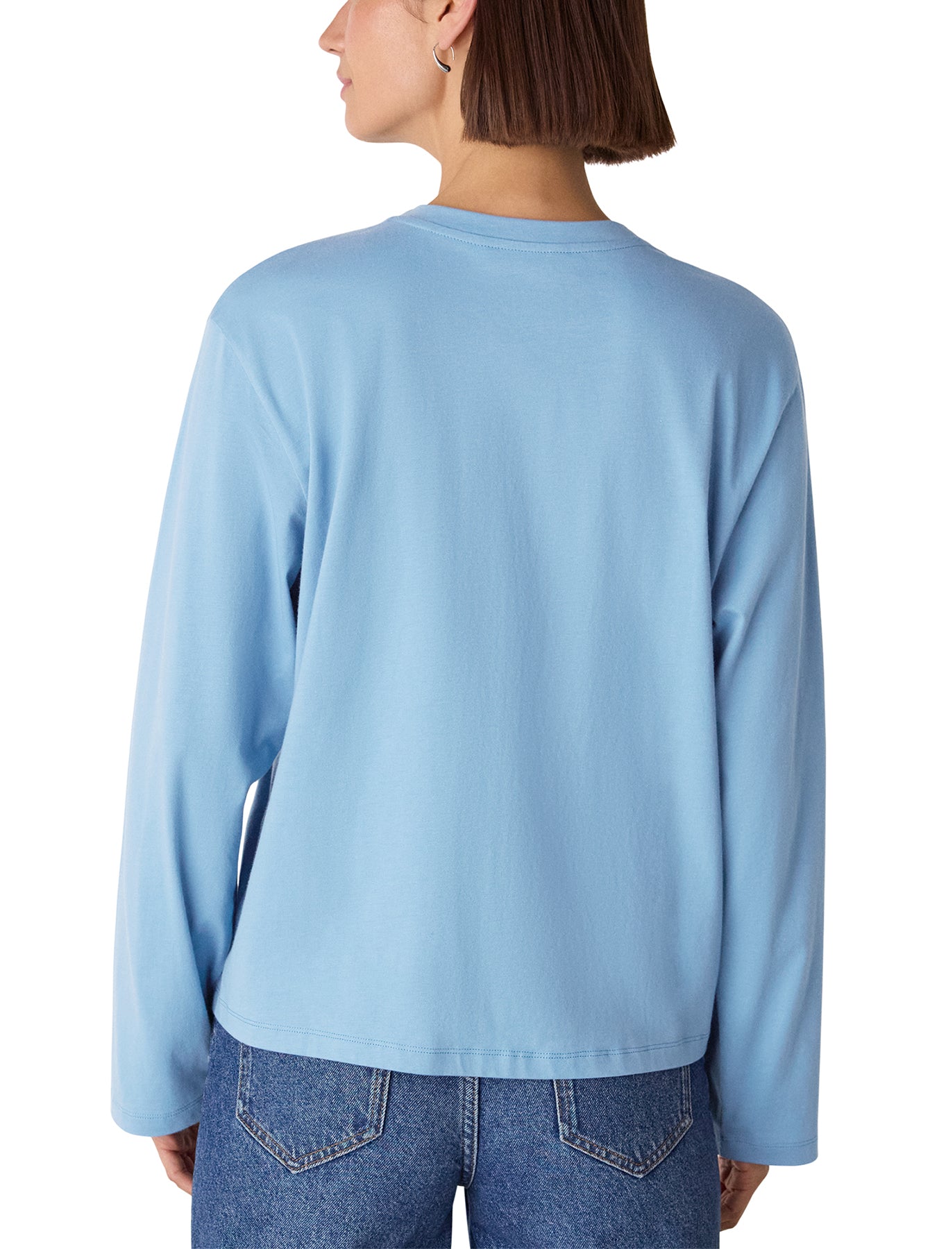 Relaxed Long Sleeve Tee Blue