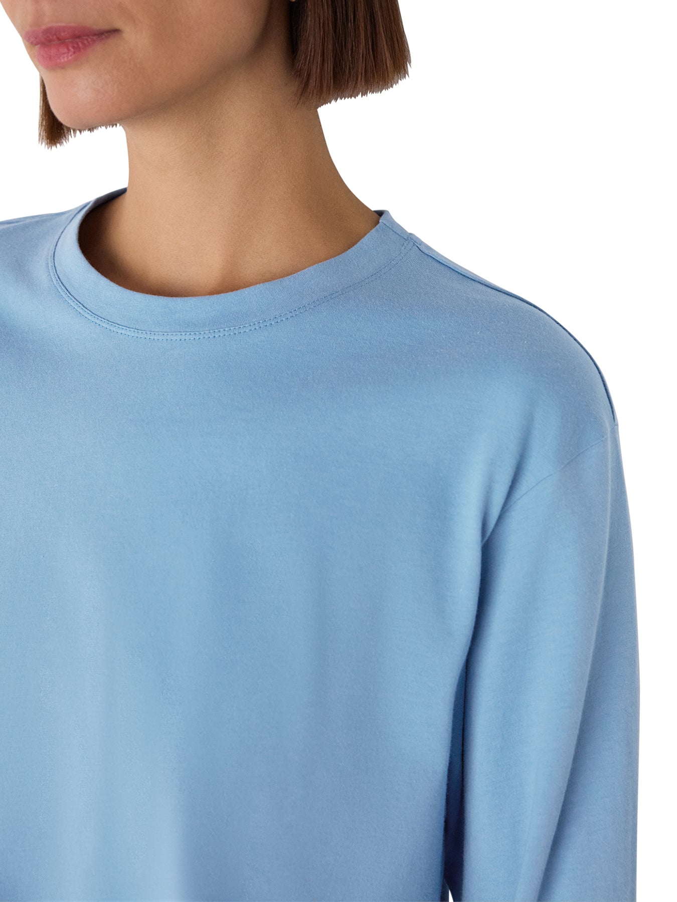 Relaxed Long Sleeve Tee Blue